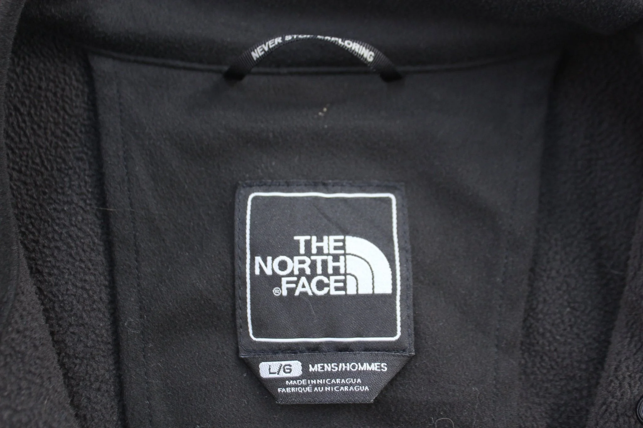 The North Face Embroidered Logo Black Full Zip Vest - Image 3