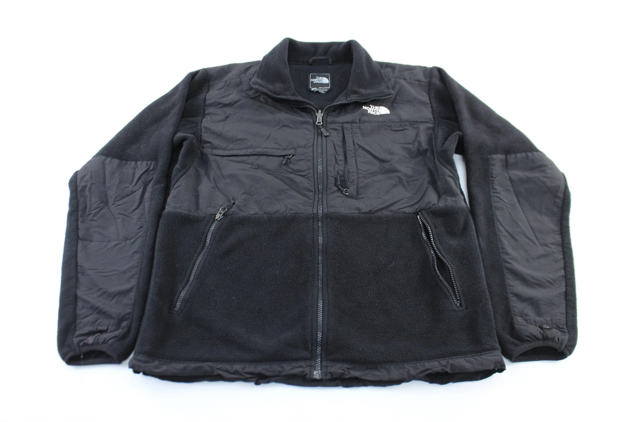 The North Face Embroidered Logo Black Zip Up Jacket