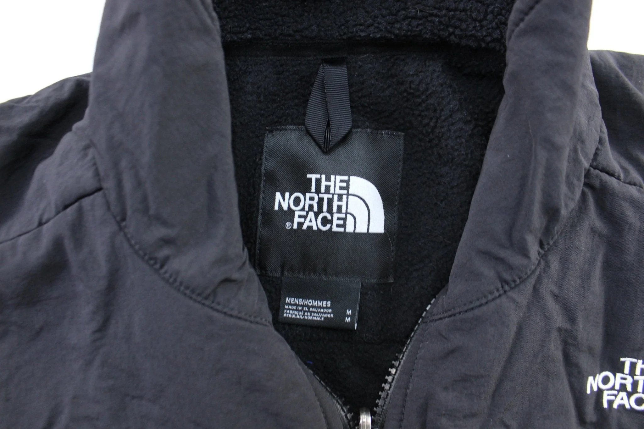 The North Face Embroidered Logo Black Zip Up Jacket - Image 3