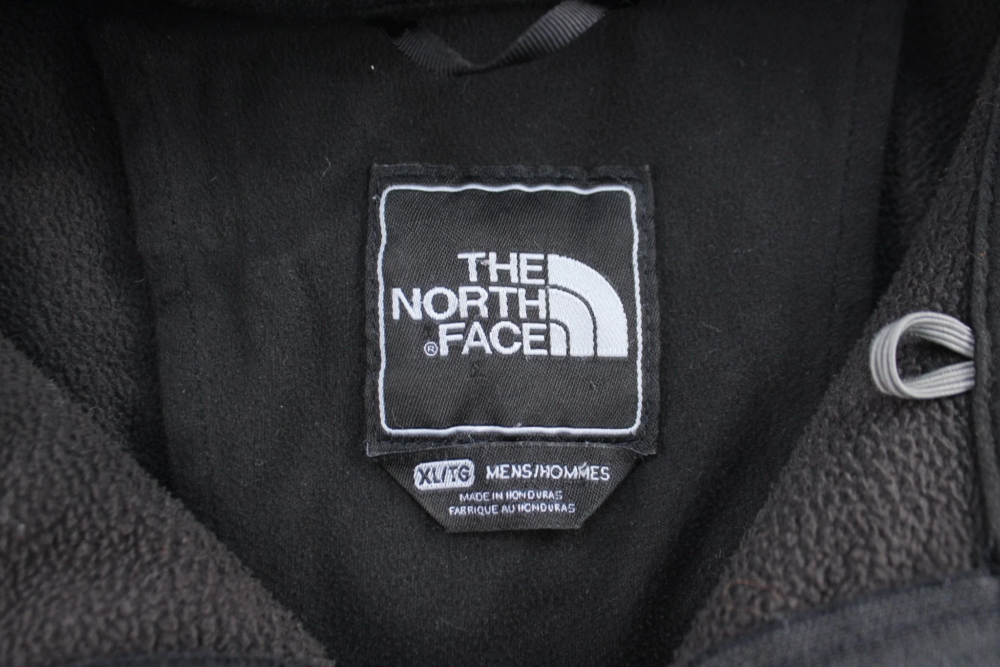The North Face Embroidered Logo Black Zip Up Jacket - Image 3