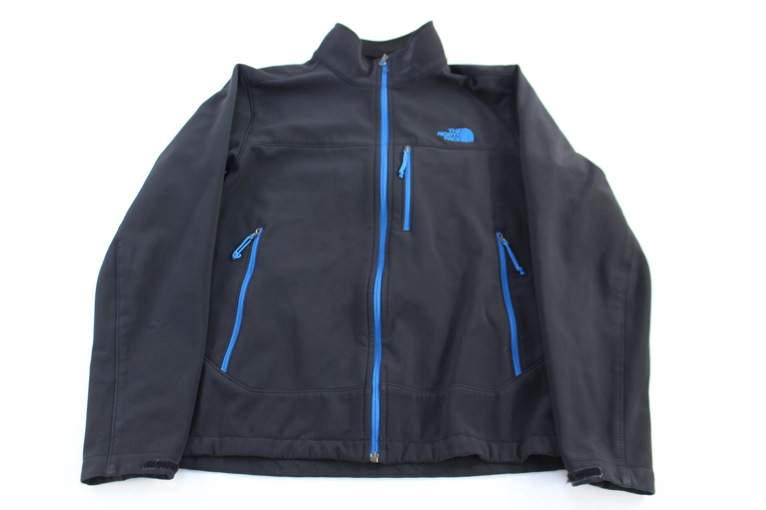 The North Face Embroidered Logo Blue & Black Full Zip Jacket