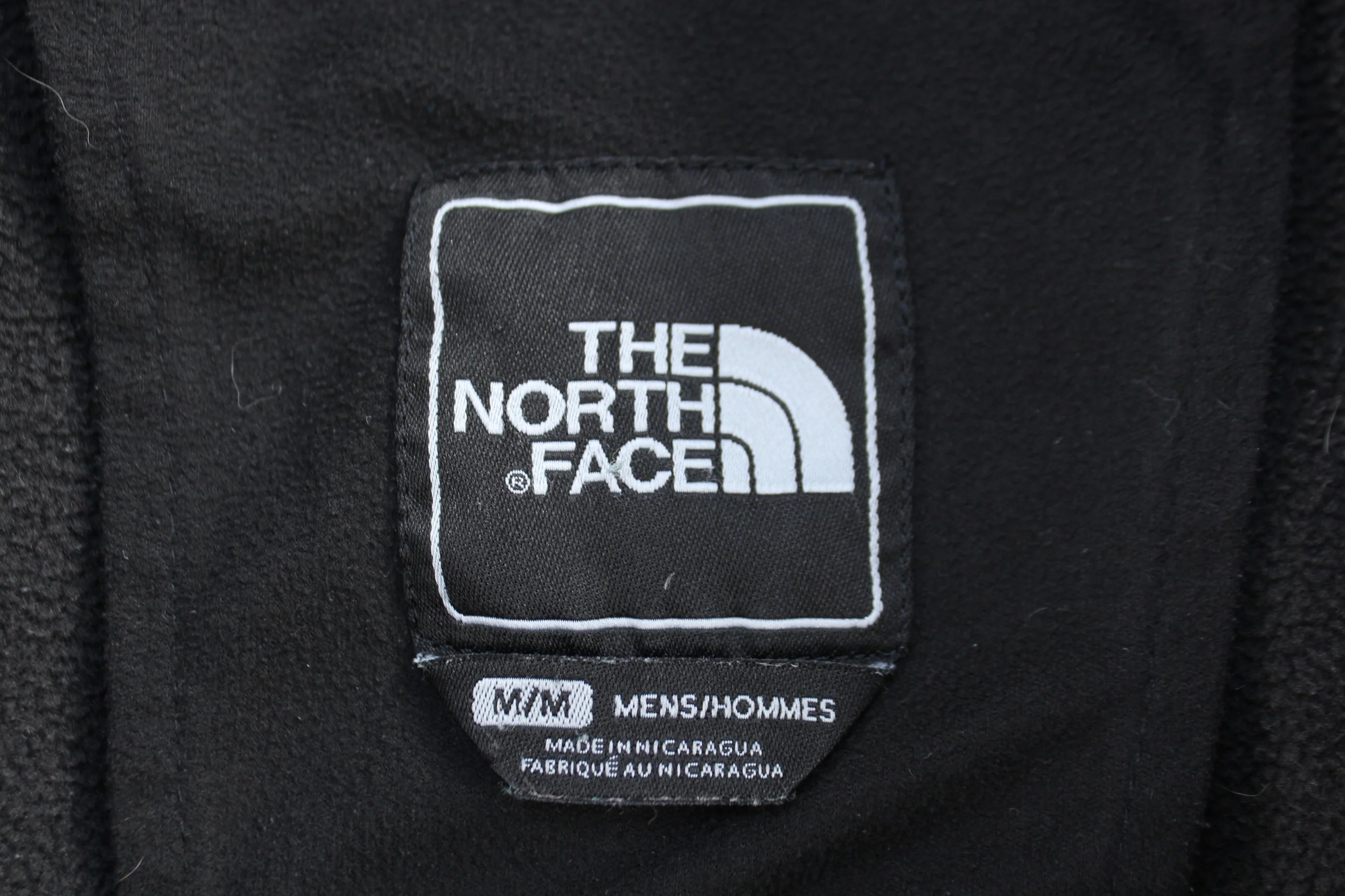 The North Face Embroidered Logo Blue & Black Full Zip Jacket - Image 3