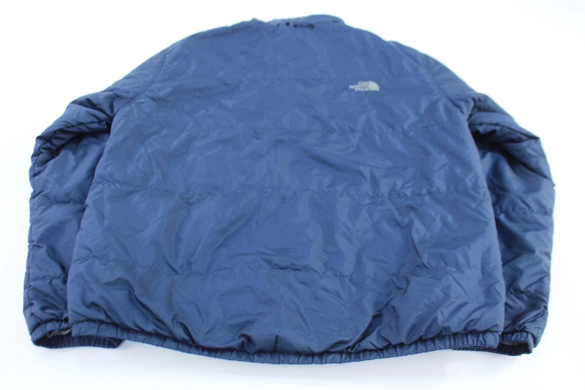 The North Face Embroidered Logo Blue Zip Up Jacket - Image 2