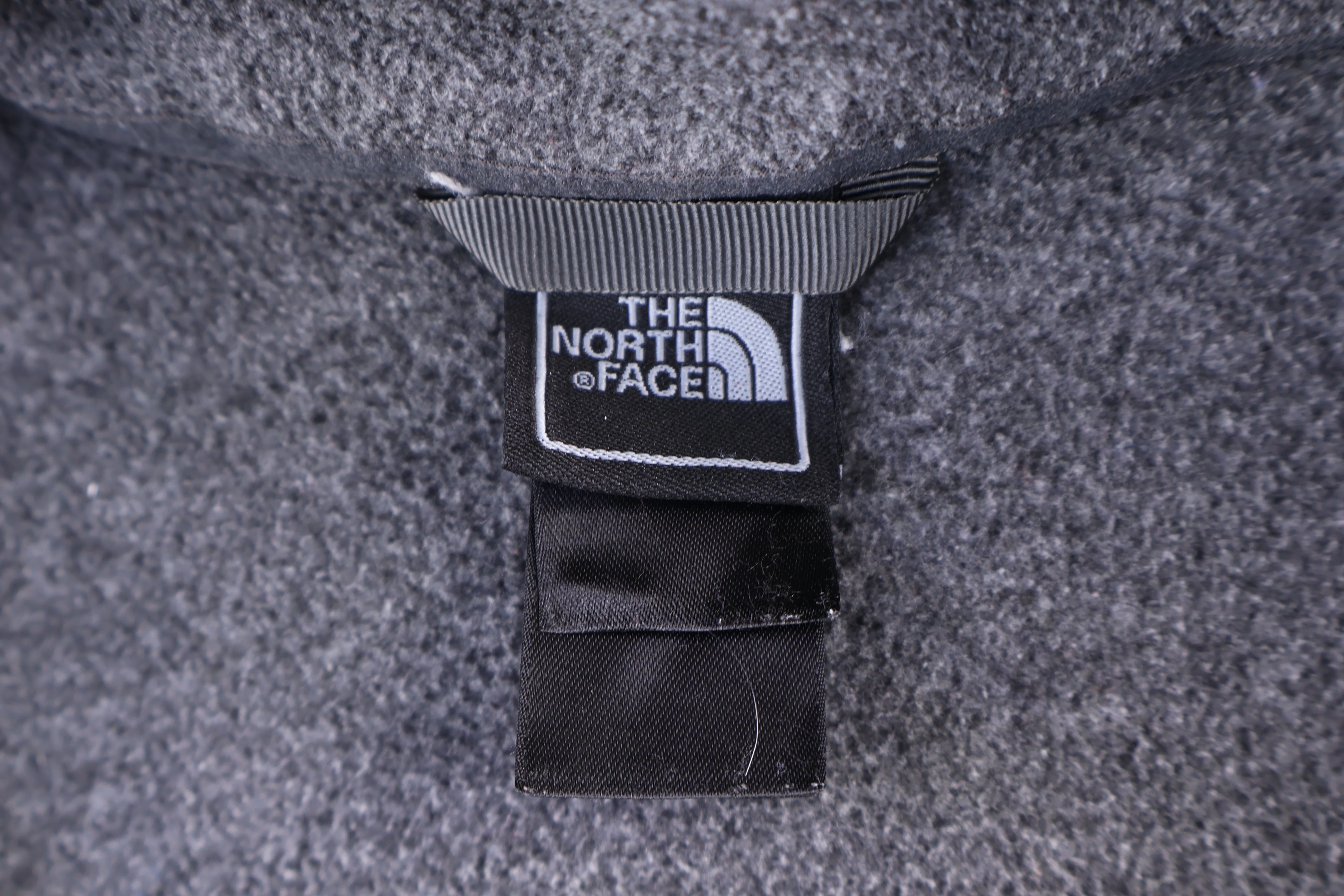 The North Face Embroidered Logo Grey Full Zip Jacket - Image 3
