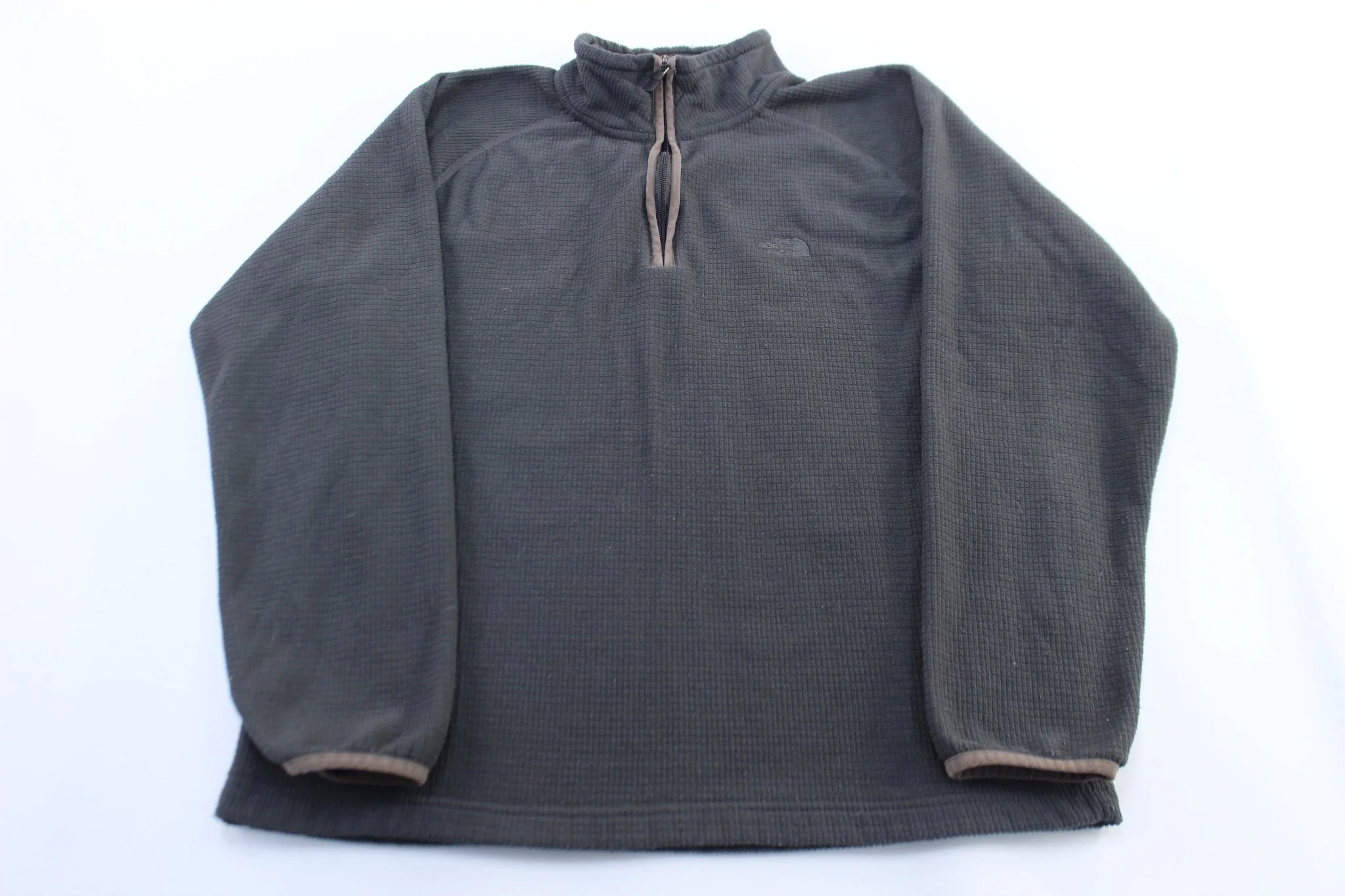 The North Face Embroidered Logo Grey Pullover Jacket