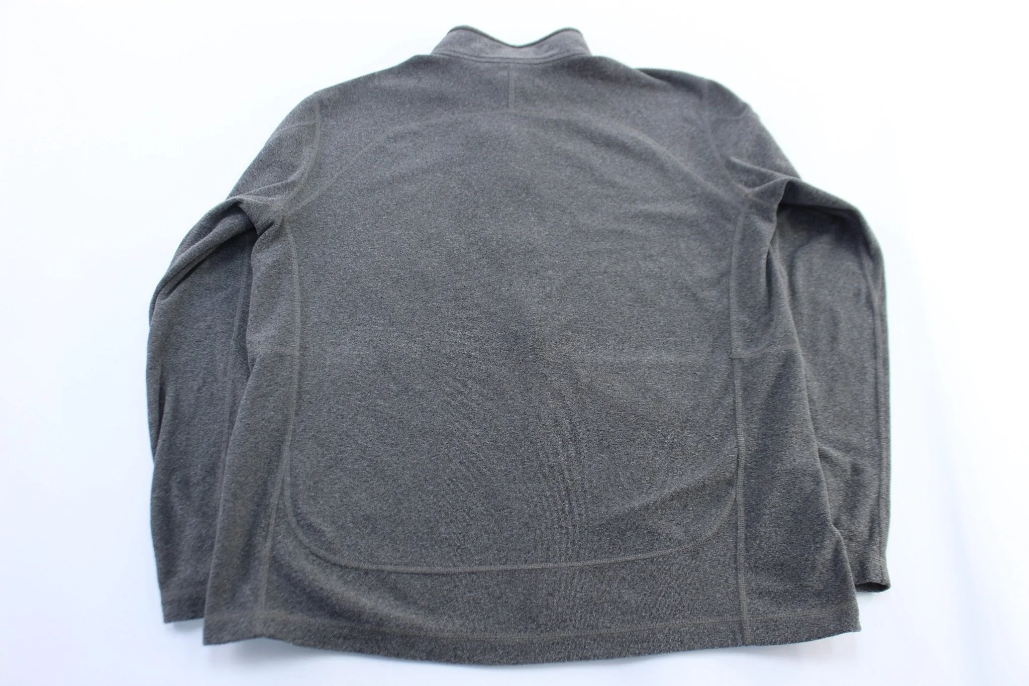 The North Face Embroidered Logo Grey Zip Up Jacket - Image 2