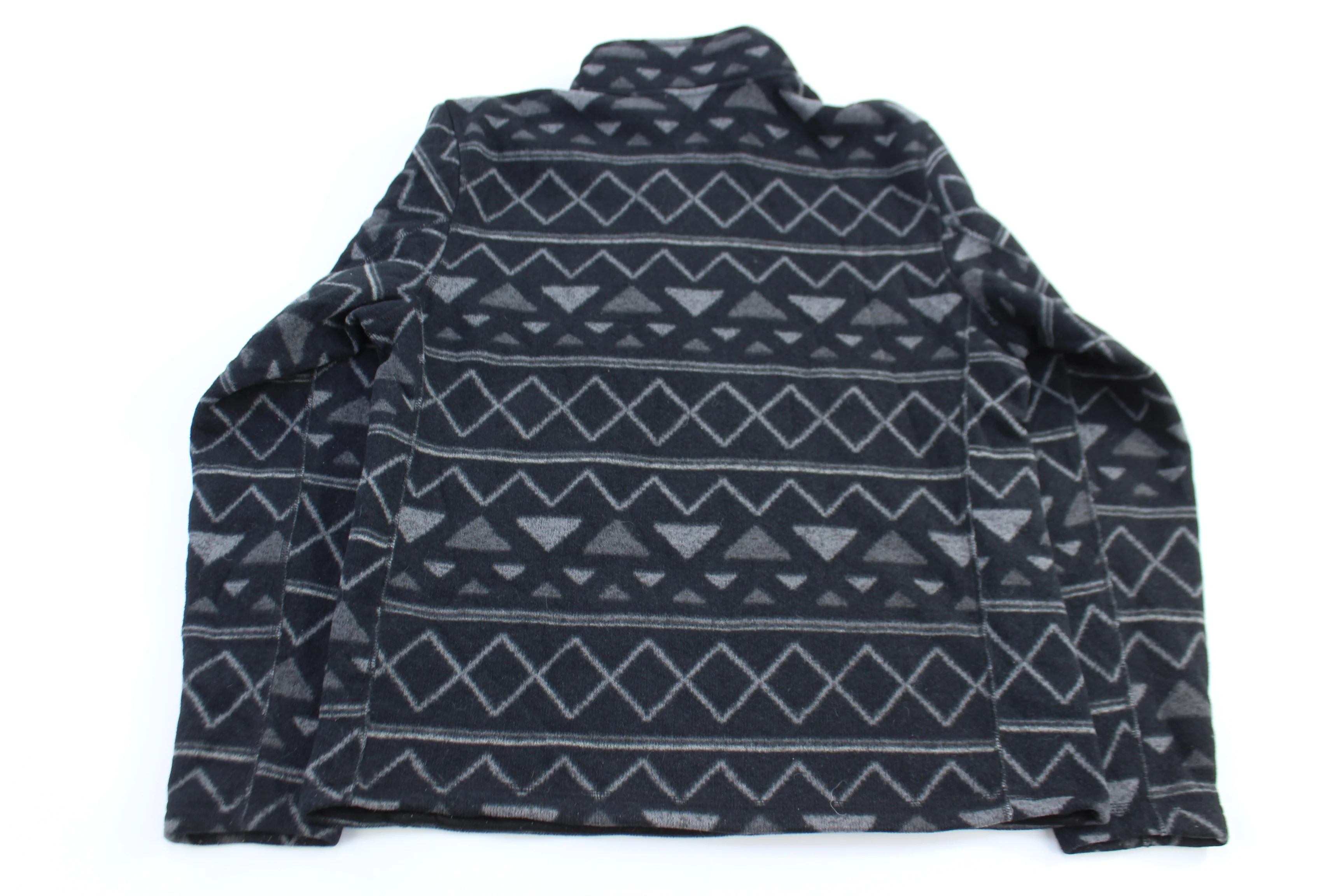 The North Face Embroidered Logo Multipatterned Quarter Zip Sweater - Image 2