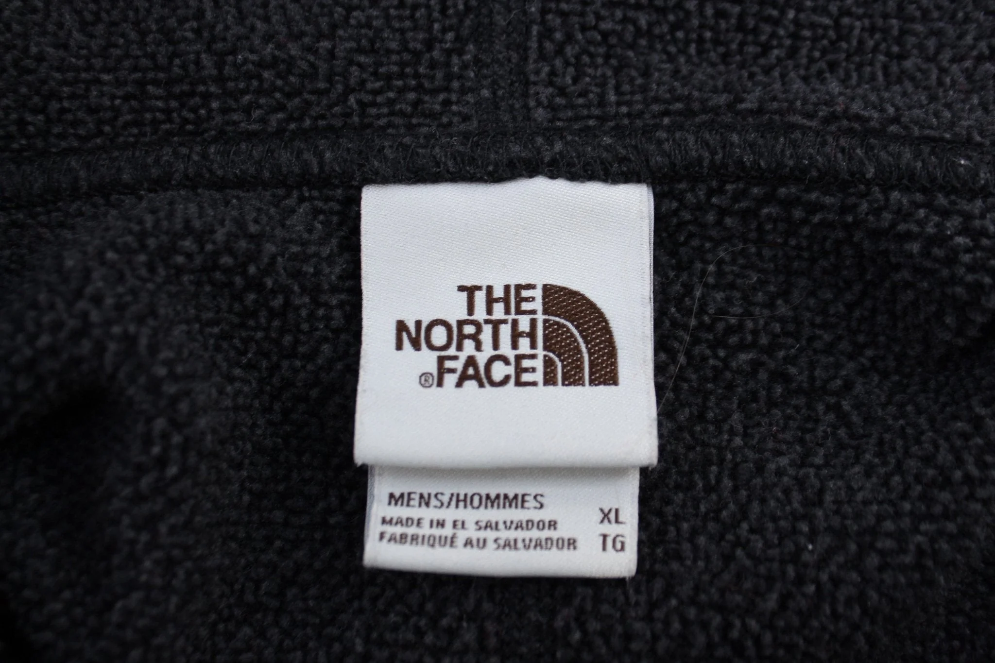 The North Face Embroidered Logo Quarter Zip Knit Hooded Sweater - Image 3