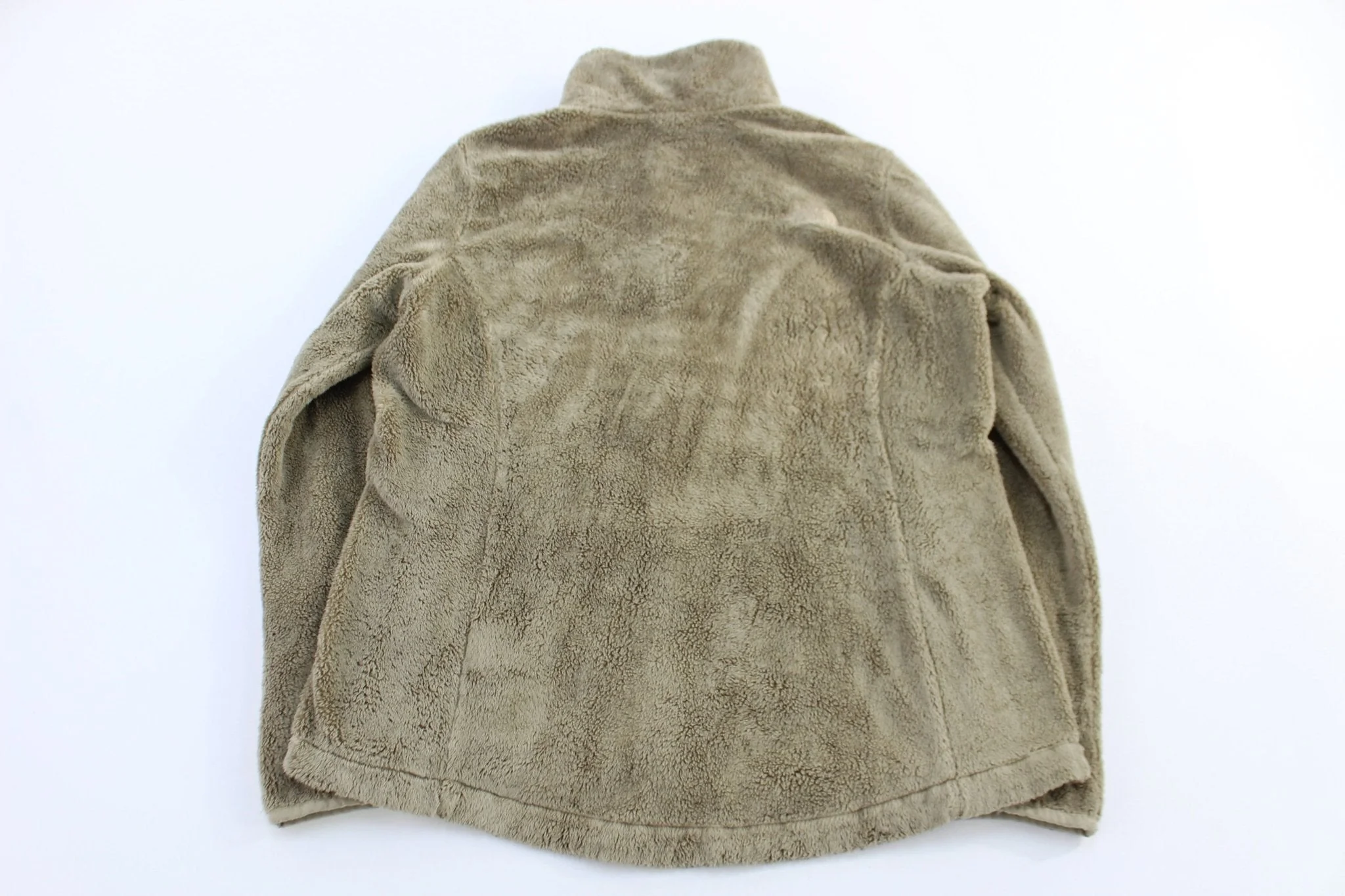 The North Face Embroidered Logo Tan Full Zip Jacket - Image 2