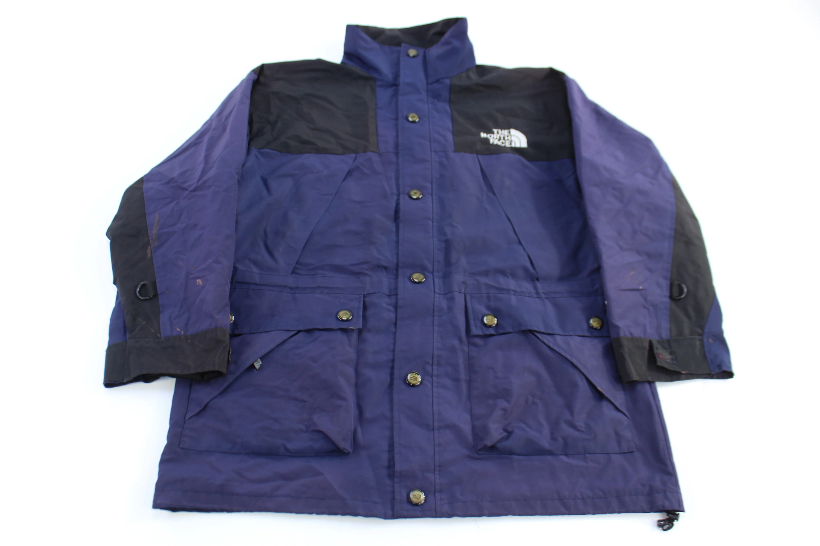 The North Face Gore-Tex Black & Purple Parka Jacket