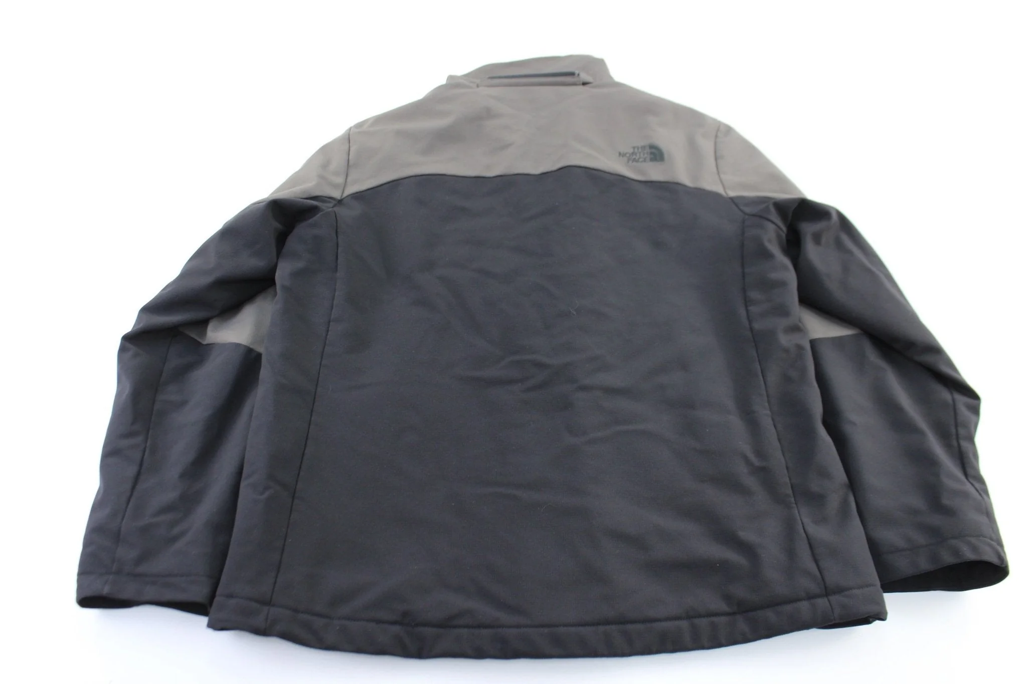 The North Face Logo Black & Grey Zip Up Jacket - Image 2