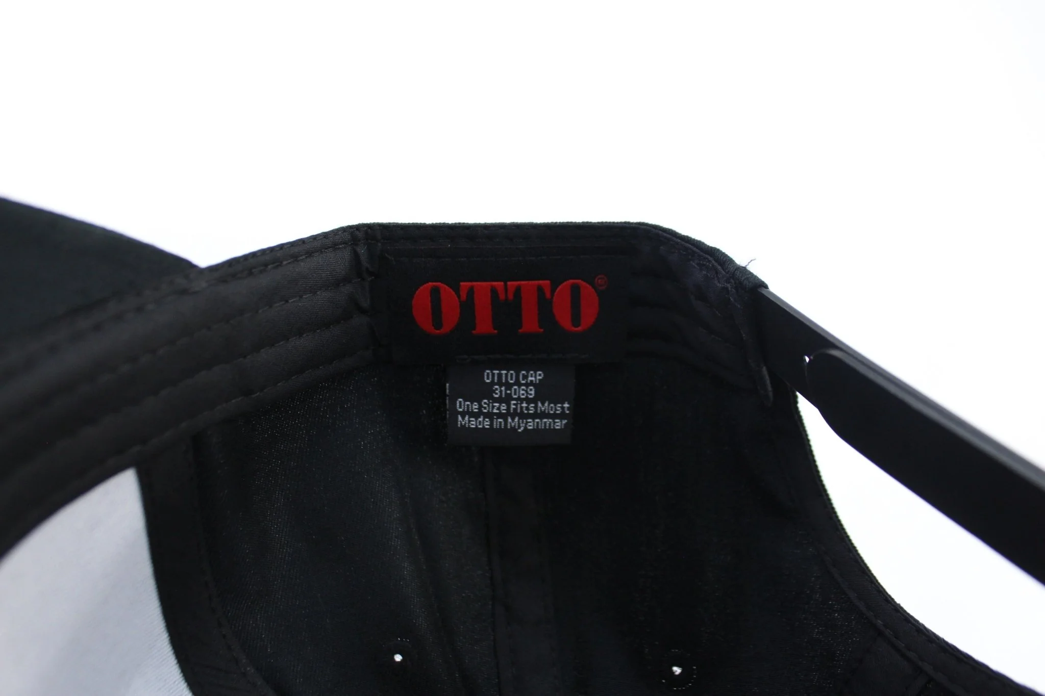 Thrifted Threads Embroidered Black SnapBack Hat - Image 4