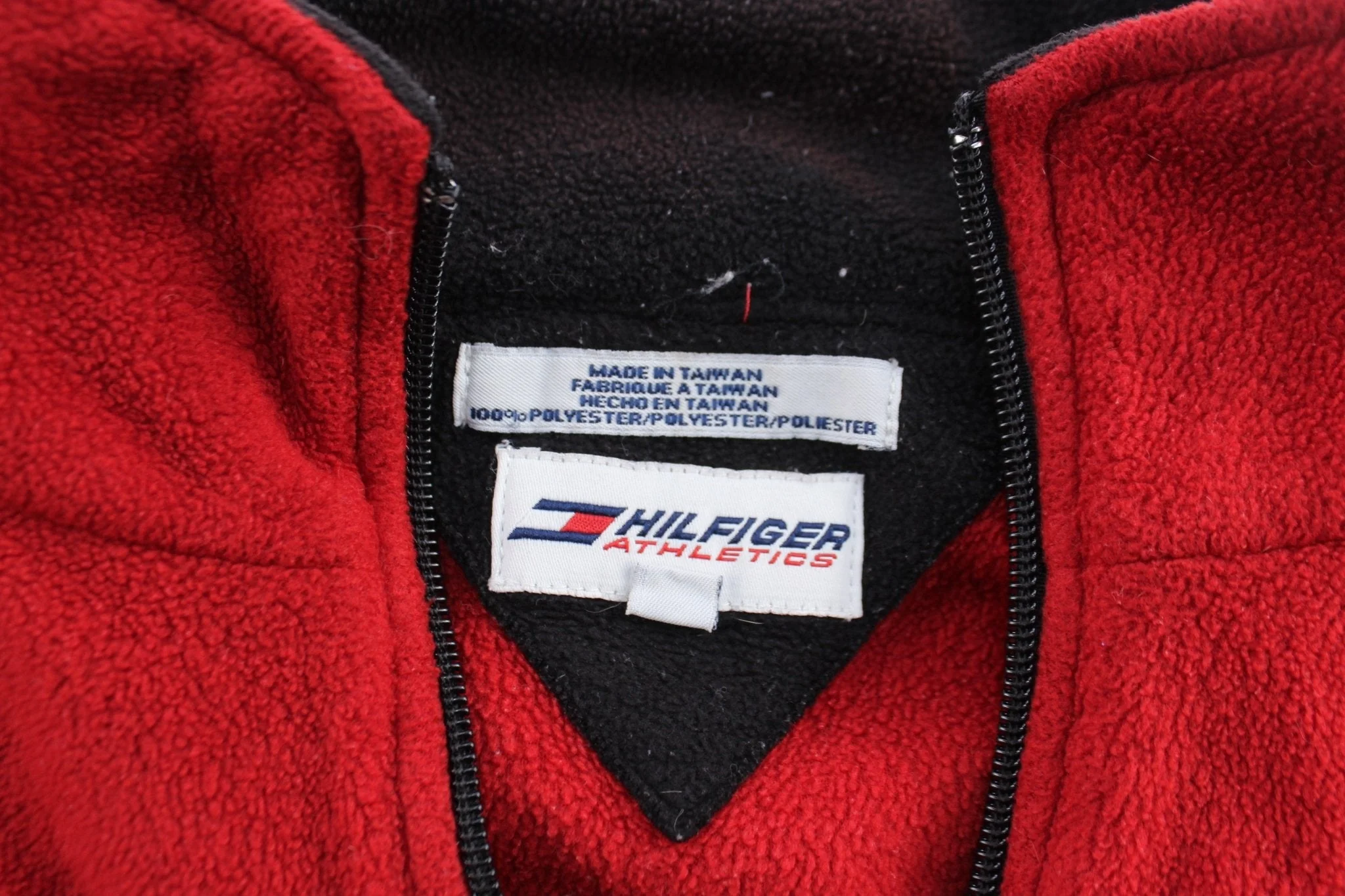 Tommy Hilfiger Athletics Embroidered Fleece Quarter Zip Pullover - Image 3