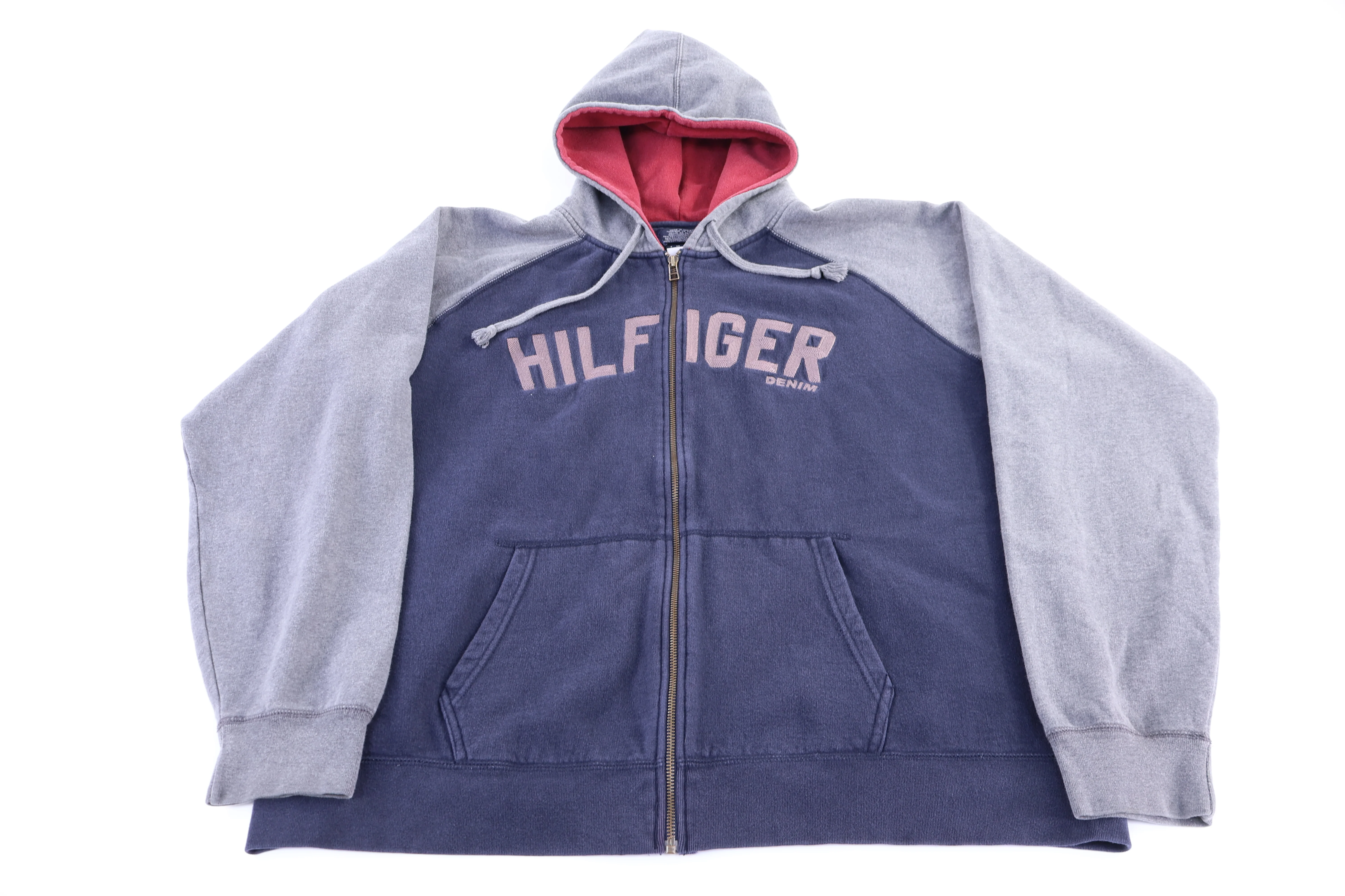 Tommy Hilfiger Blue & Grey Full Zip Hoodie