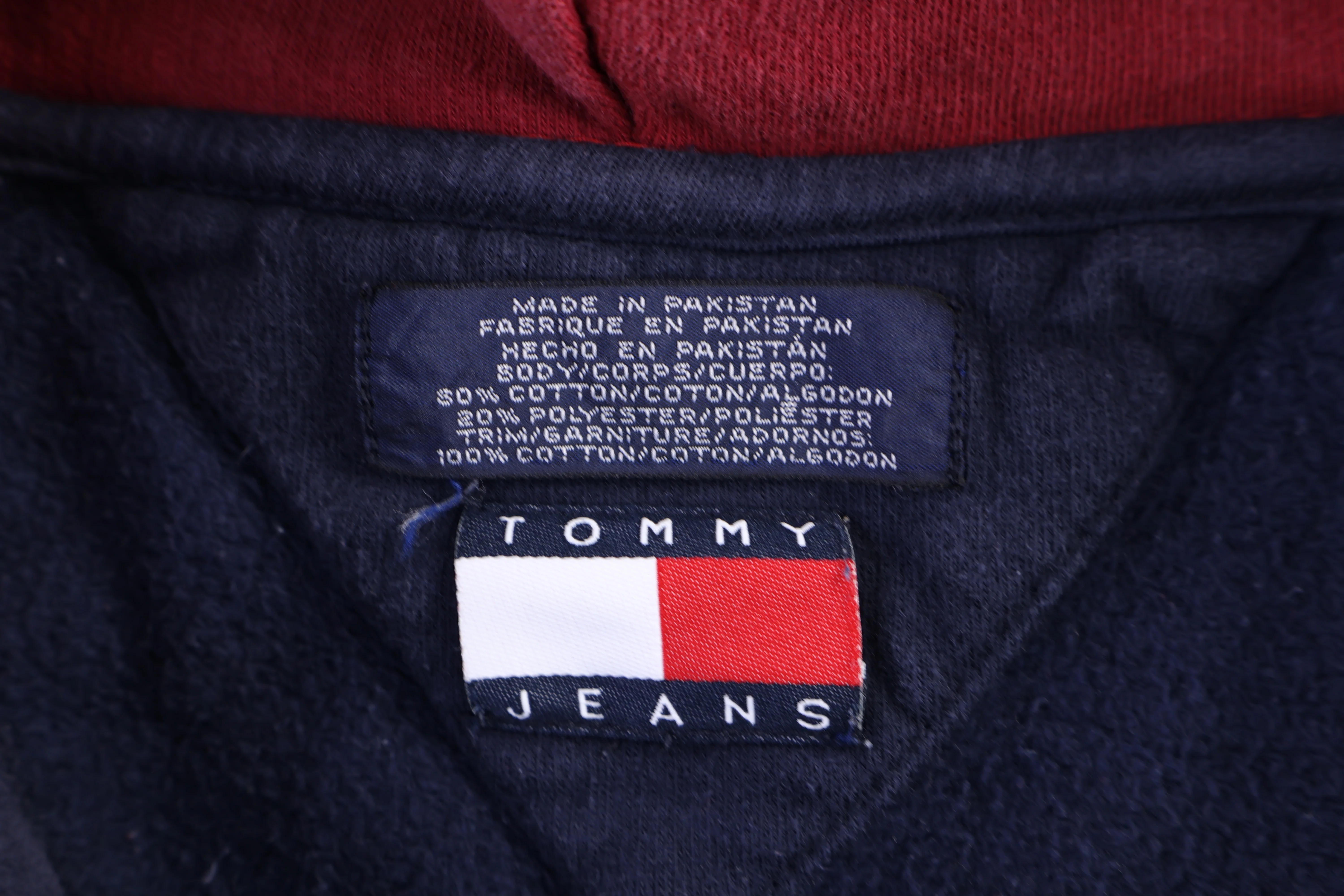 Tommy Hilfiger Blue & Grey Full Zip Hoodie - Image 3