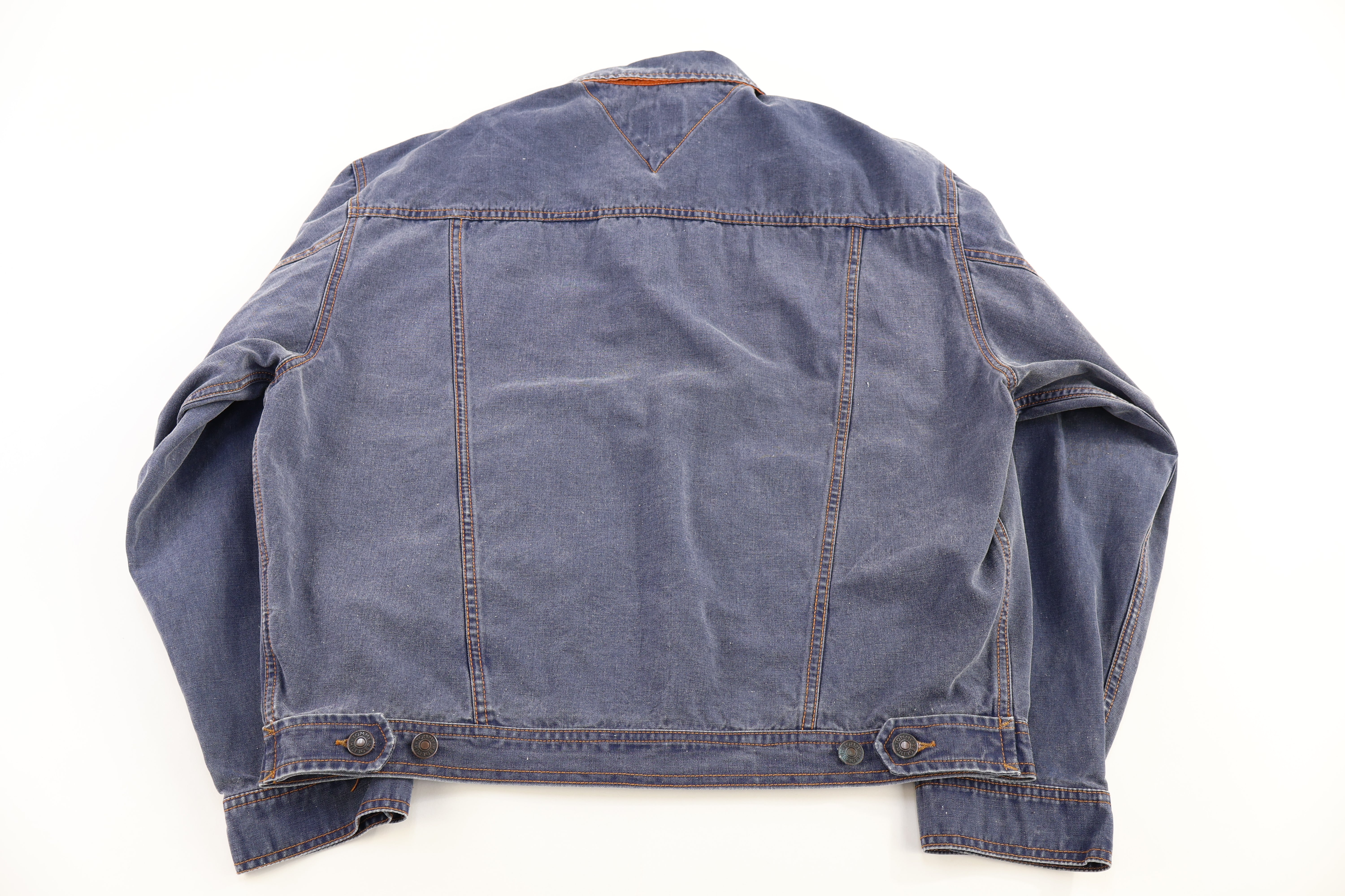 Tommy Hilfiger Blue Lightweight Trucker Jacket - Image 2