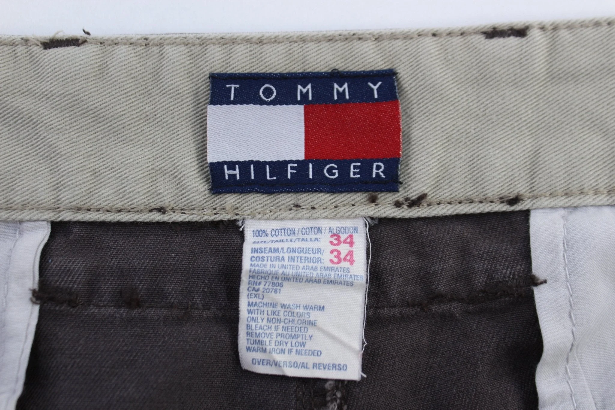 Tommy Hilfiger Brown Cargo Pants - Image 3