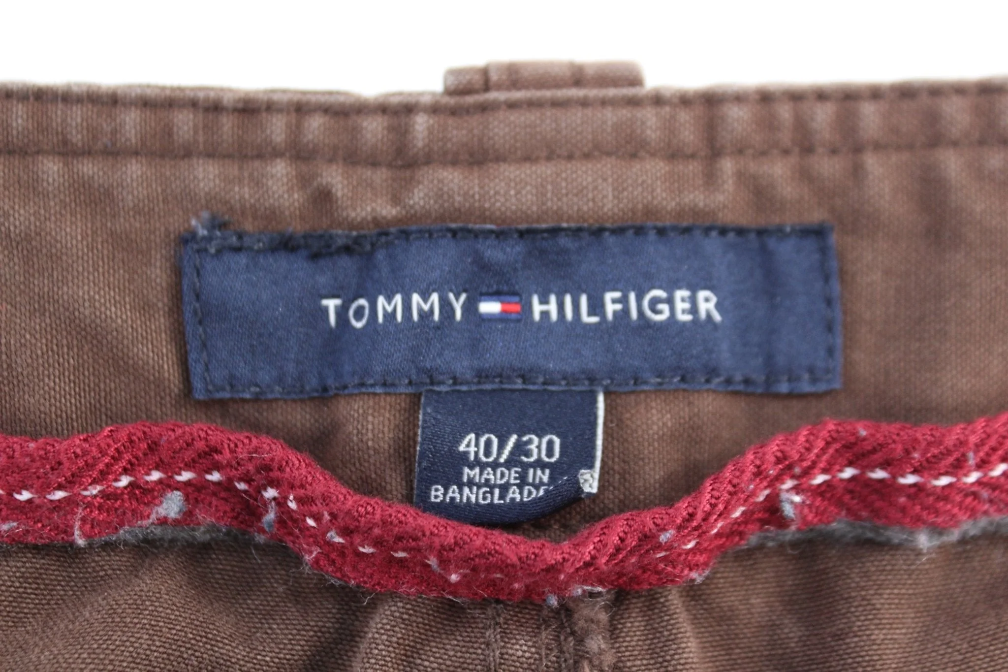 Tommy Hilfiger Brown Cargo Pants - Image 3
