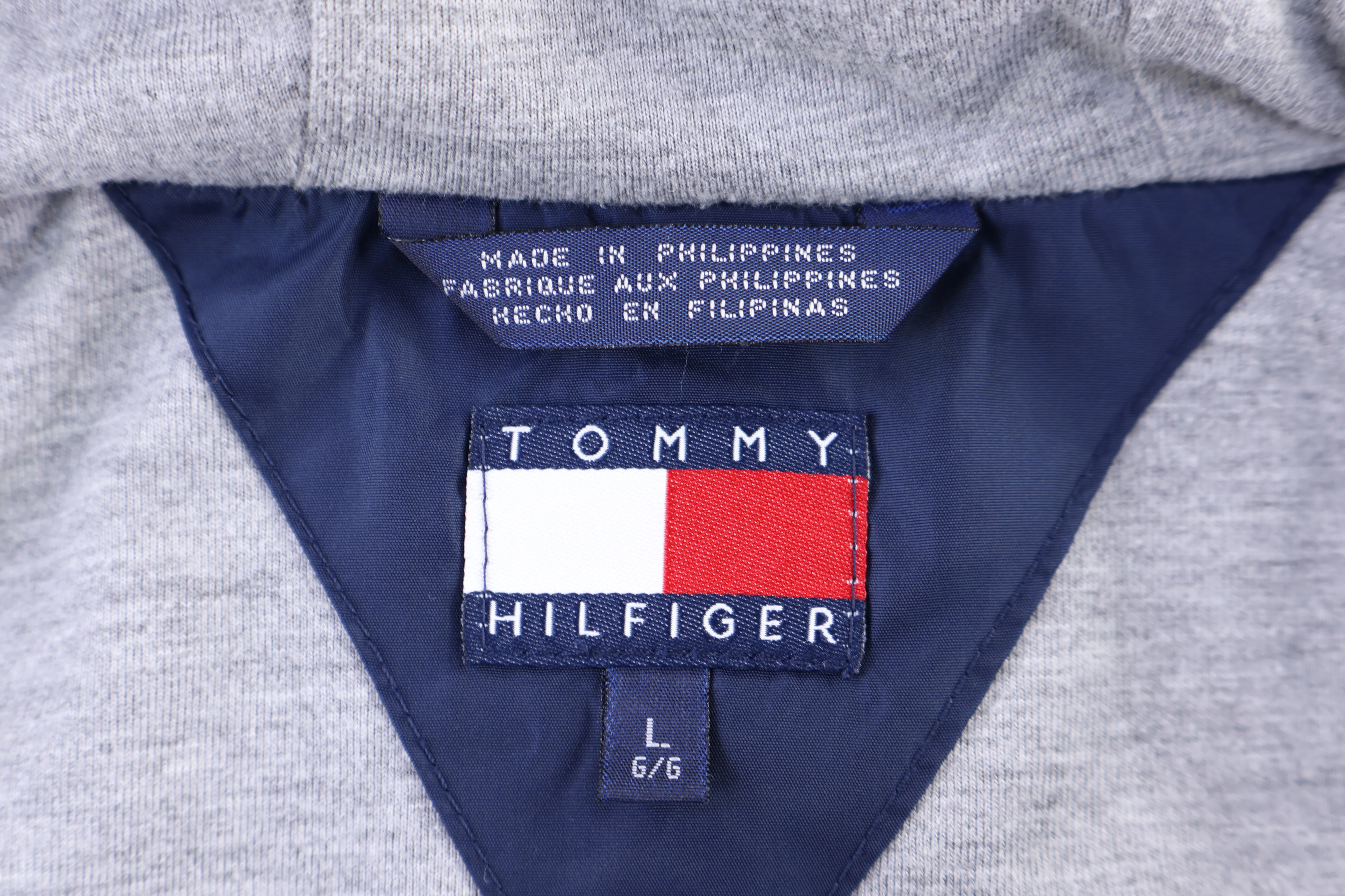 Tommy Hilfiger Embroidered Logo Blue Full Zip Jacket - Image 3