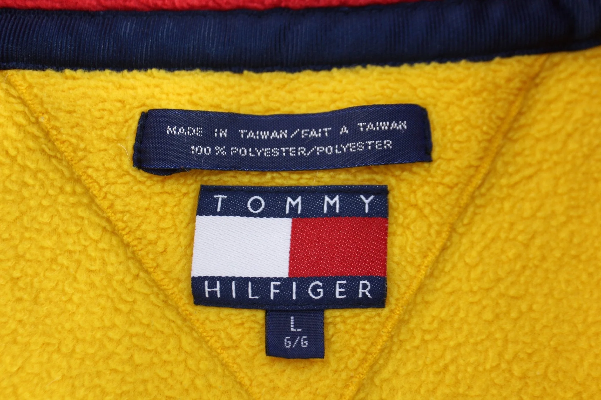 Tommy Hilfiger Embroidered Logo Fleece Pullover Sweater - Image 4