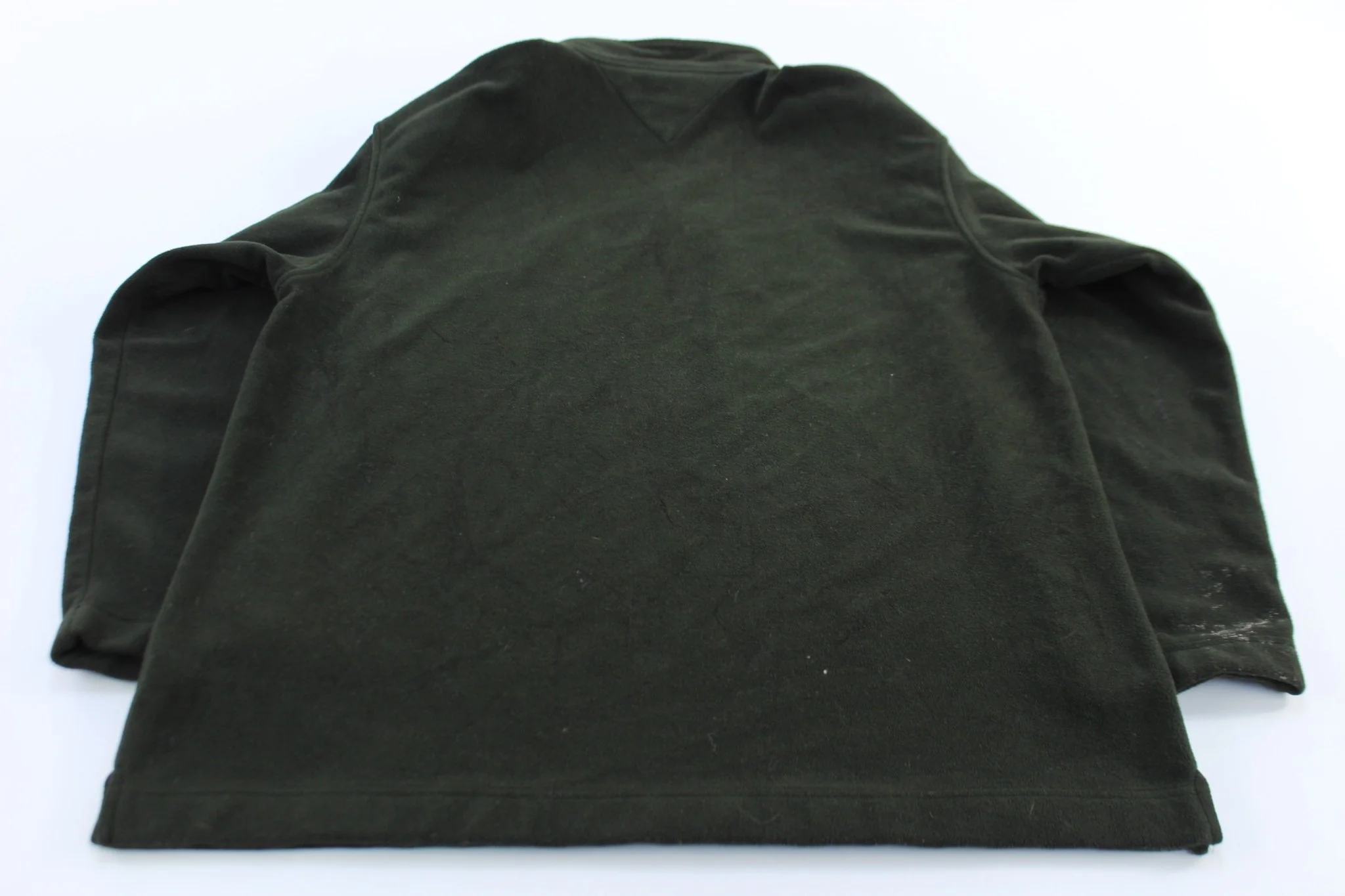 Tommy Hilfiger Embroidered Logo Green Fleece Sweatshirt