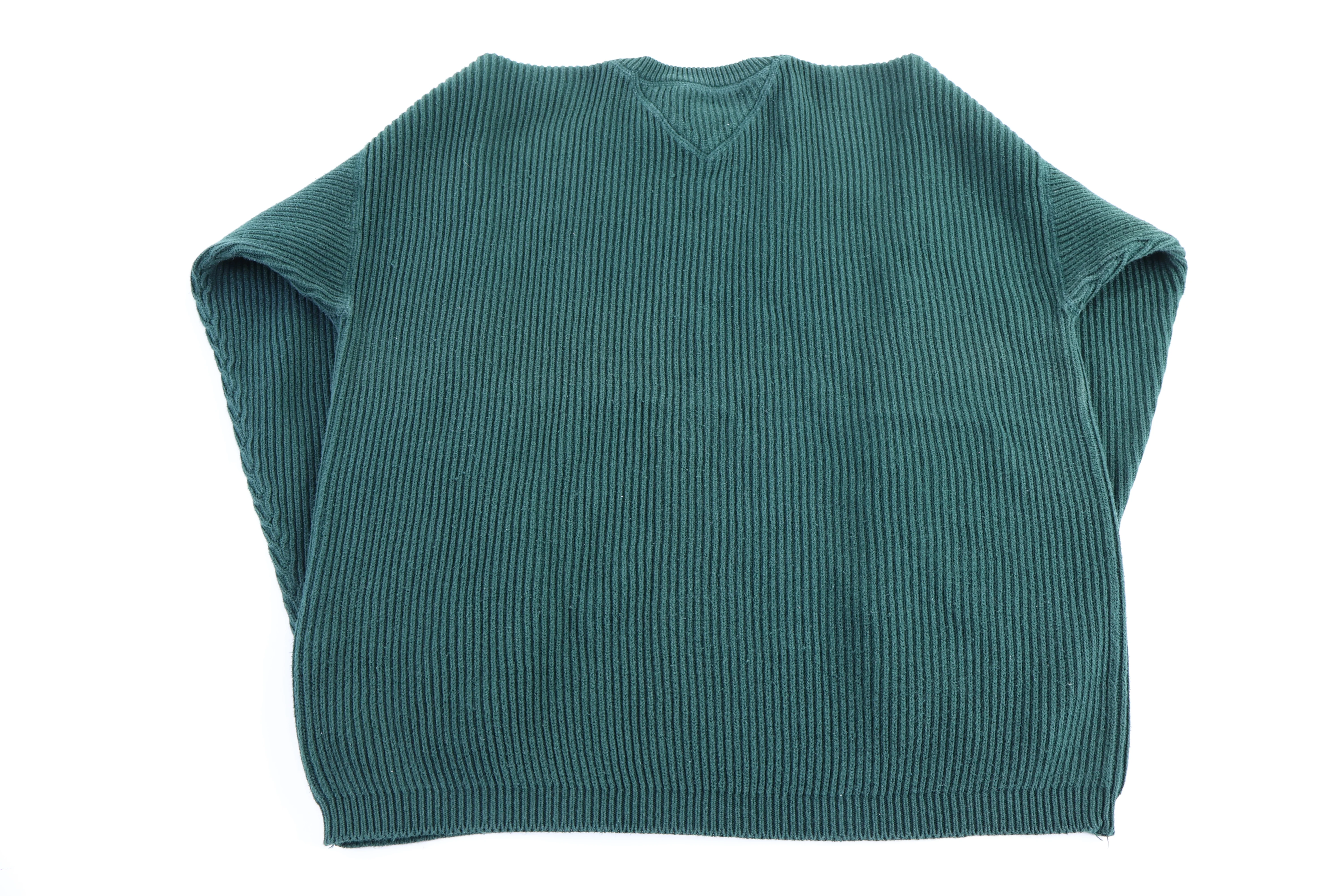 Tommy Hilfiger Embroidered Logo Green Knit Sweater - Image 2