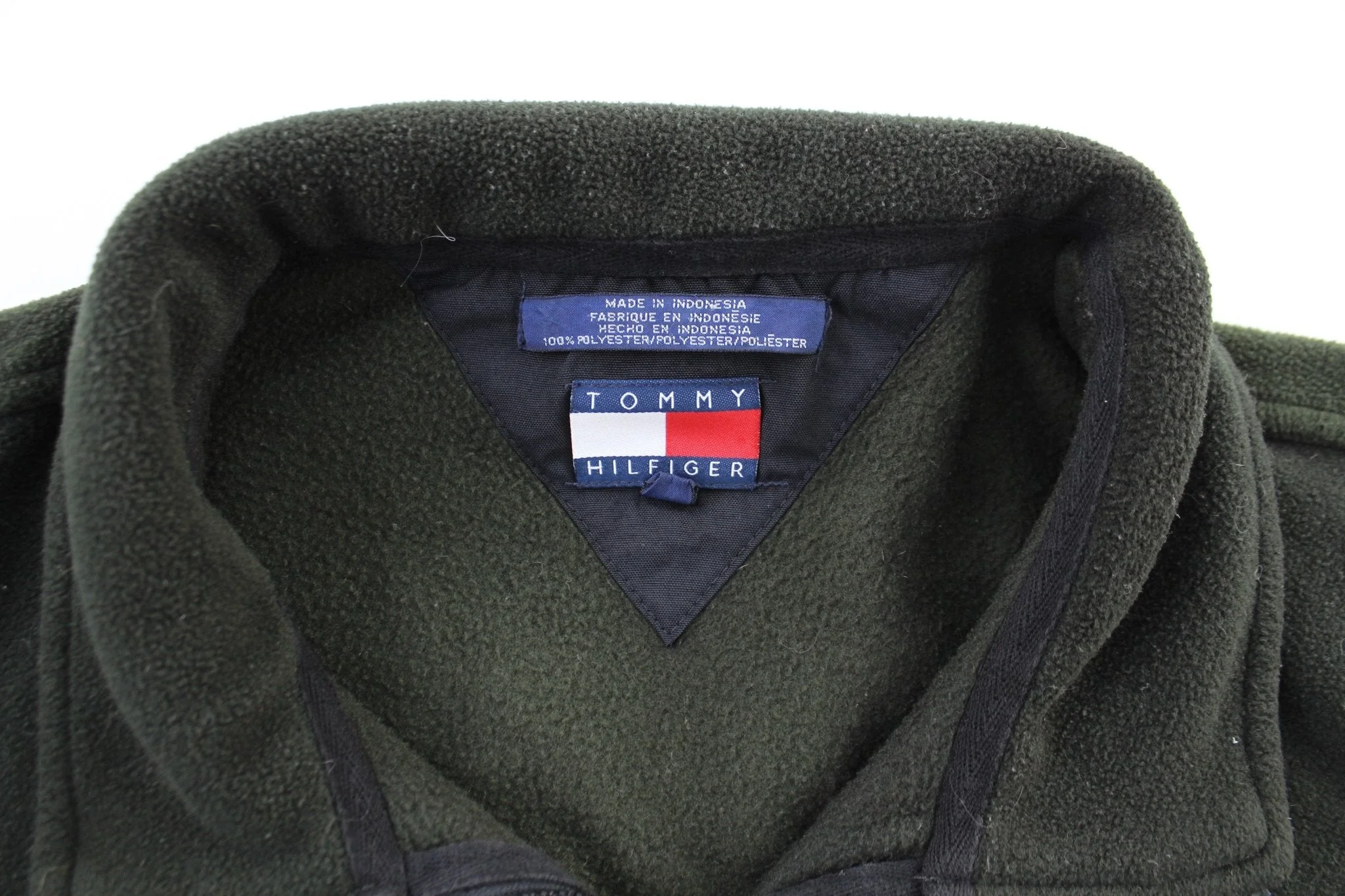 Tommy Hilfiger Embroidered Logo Green Zip Up Vest - Image 3