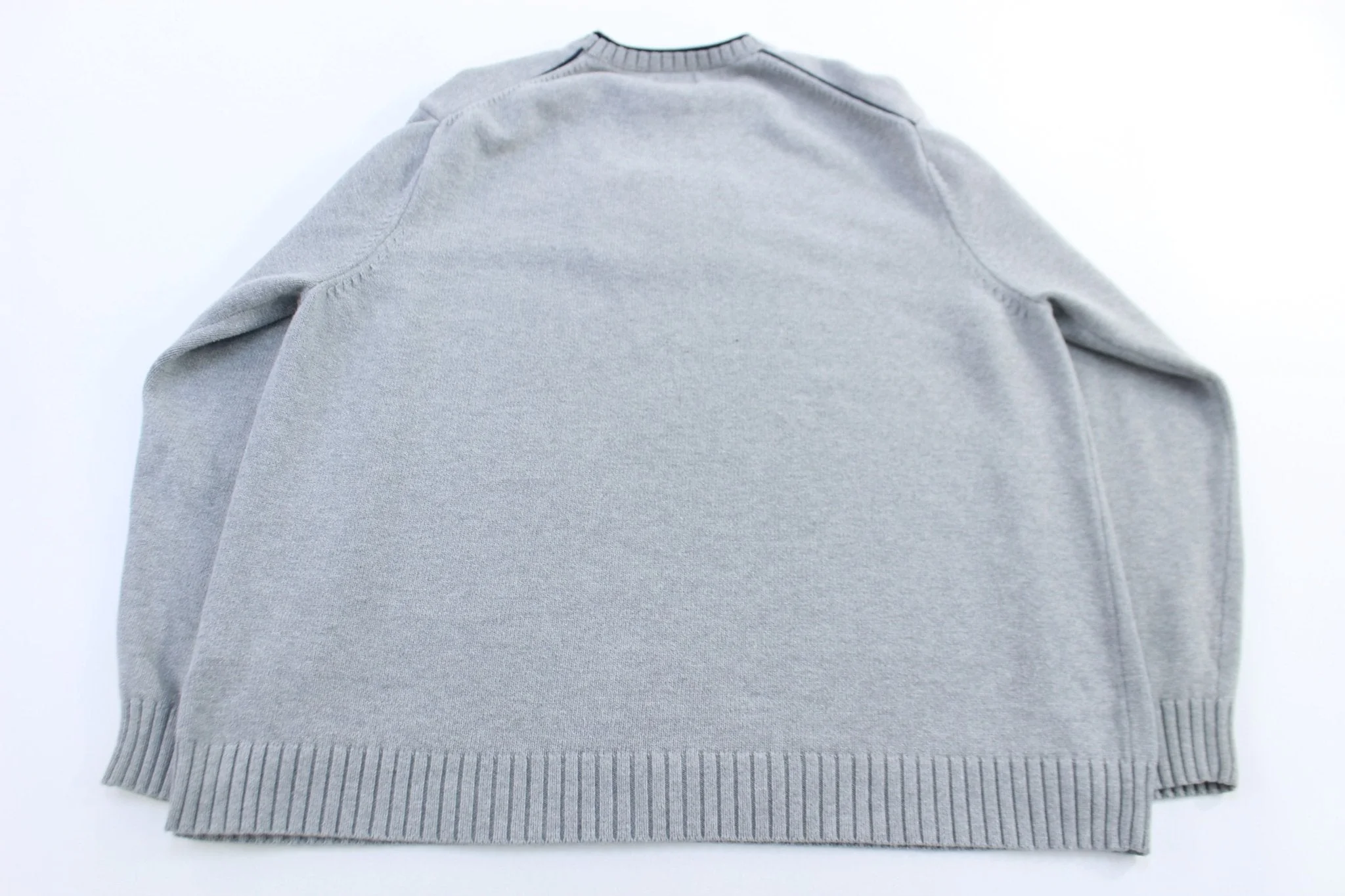 Tommy Hilfiger Embroidered Logo Grey Sweater - Image 2