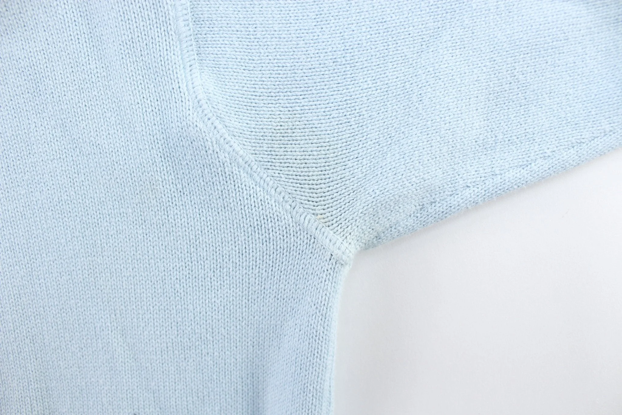 Tommy Hilfiger Embroidered Logo Light Blue Sweater - Image 3