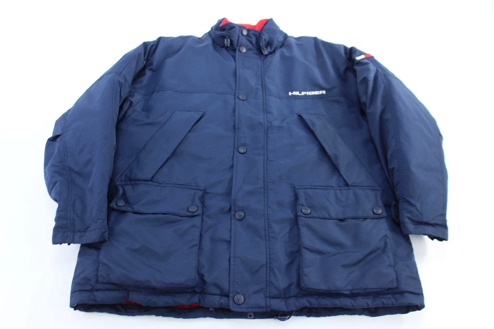 Tommy Hilfiger Embroidered Logo Puffer Jacket