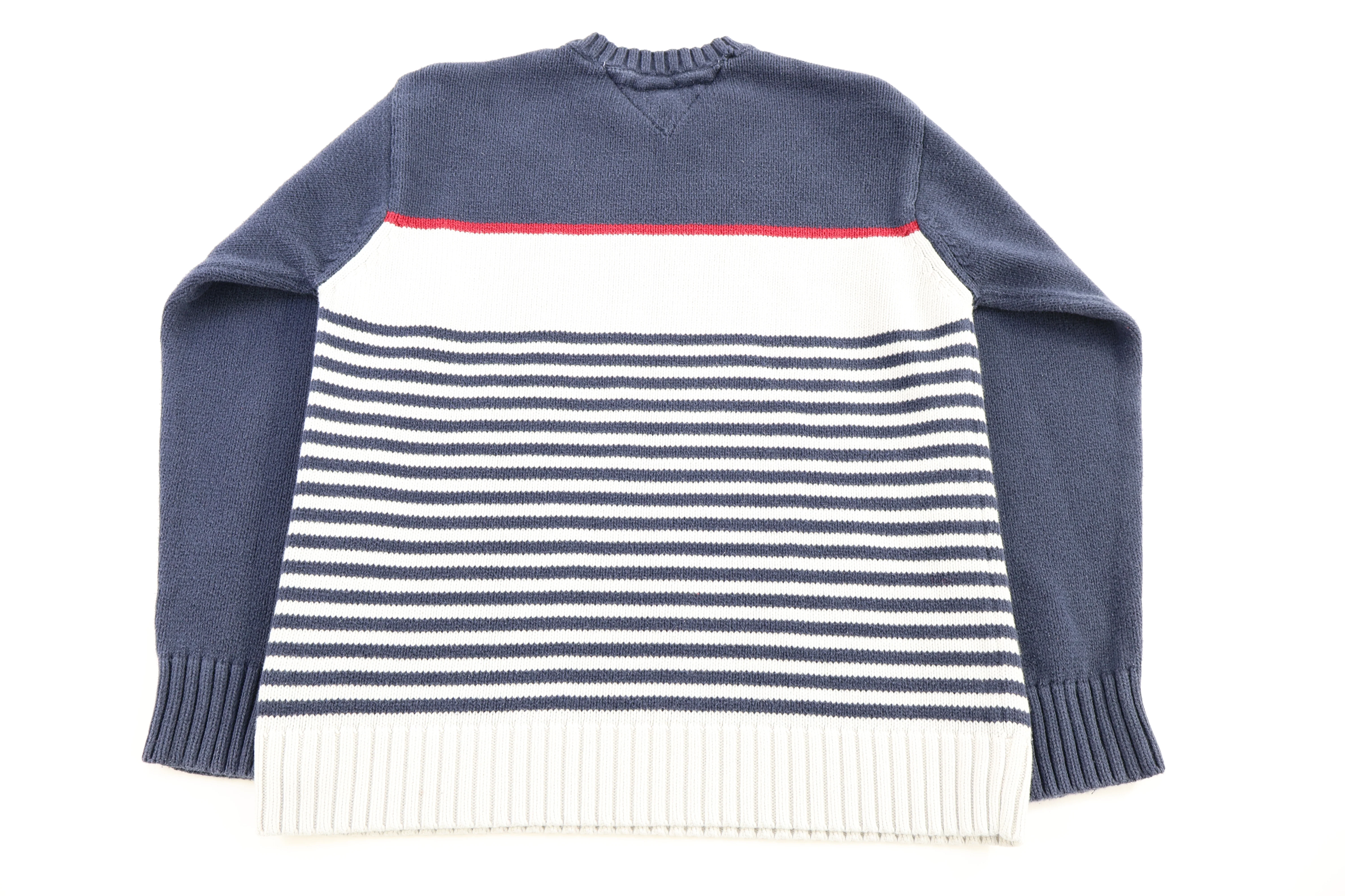 Tommy Hilfiger Embroidered Logo Striped Sweater - Image 2