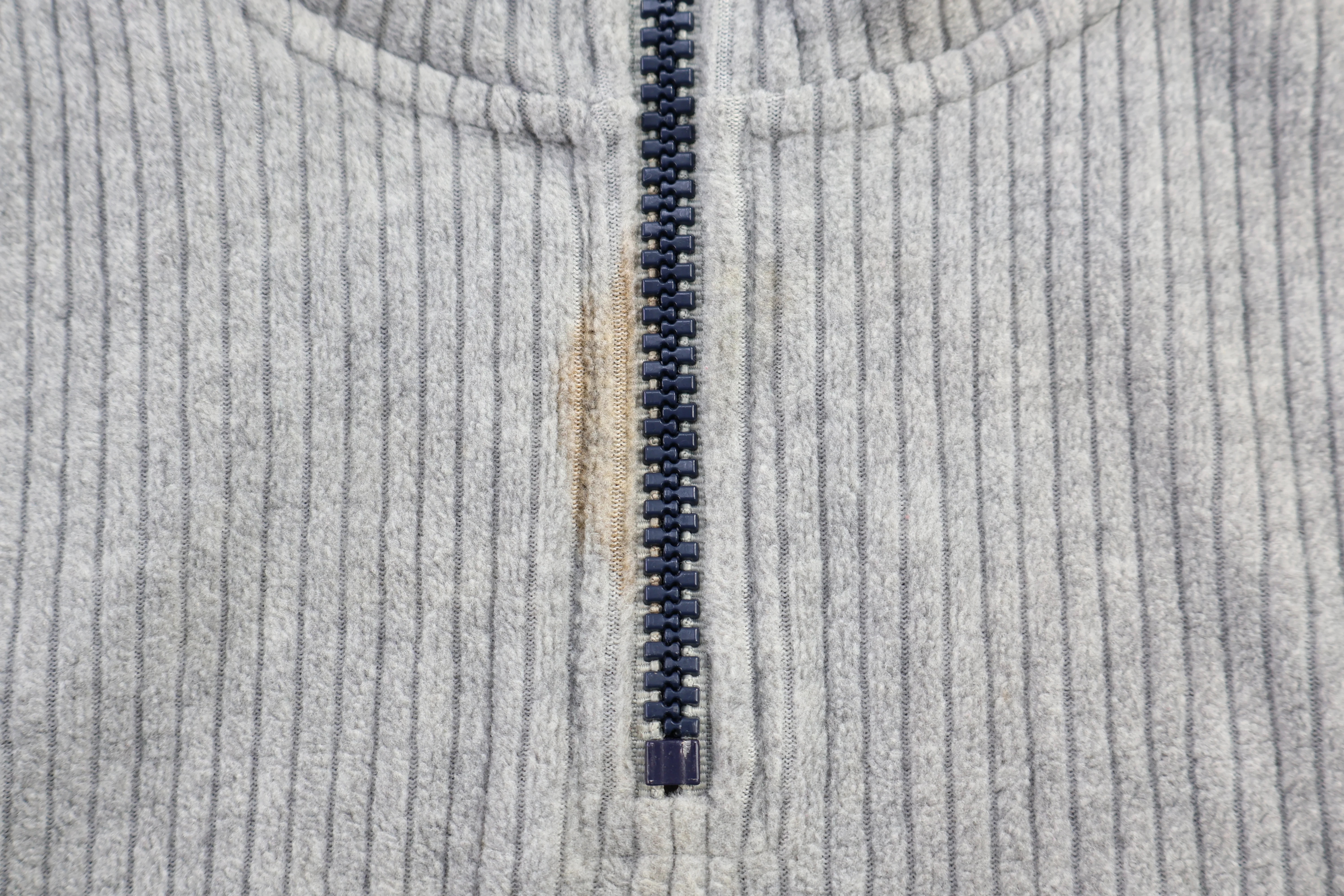 Tommy Hilfiger Jeans Grey & Blue Quarter Zip Sweater - Image 3