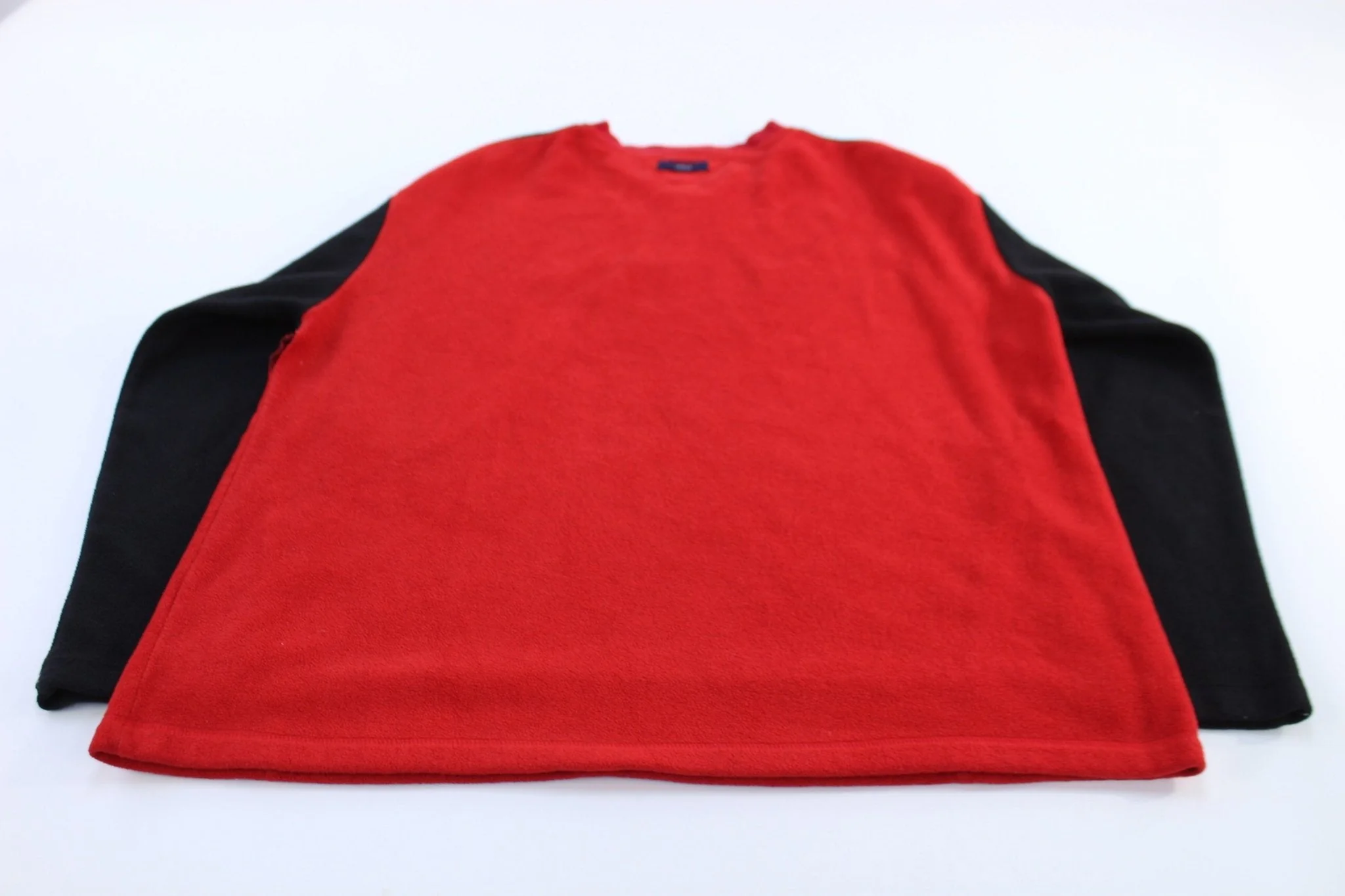 Tommy Hilfiger Jeans Logo Red & Black Fleece Pullover - Image 2