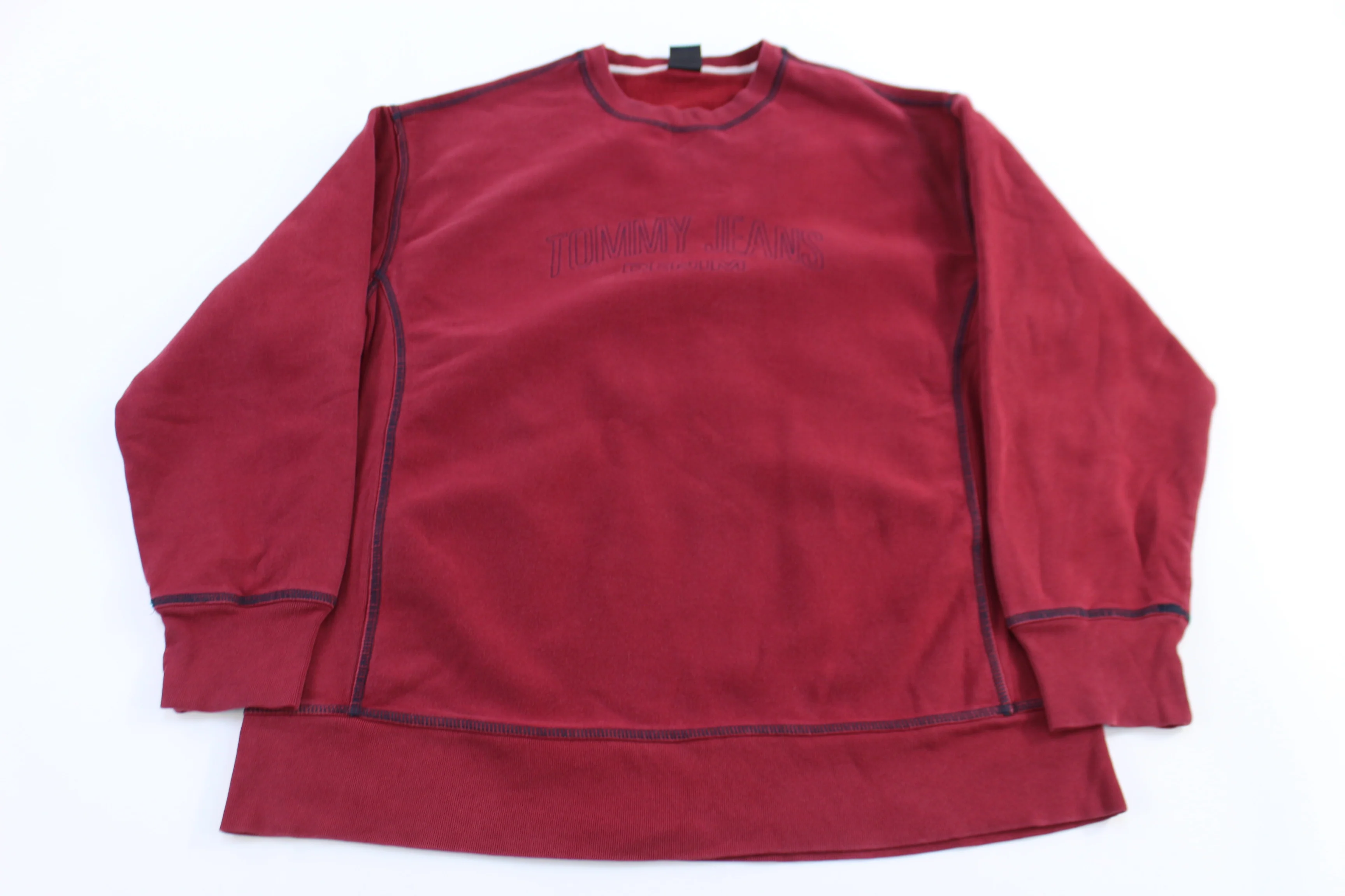 Tommy Hilfiger Jeans Maroon Pullover Sweater