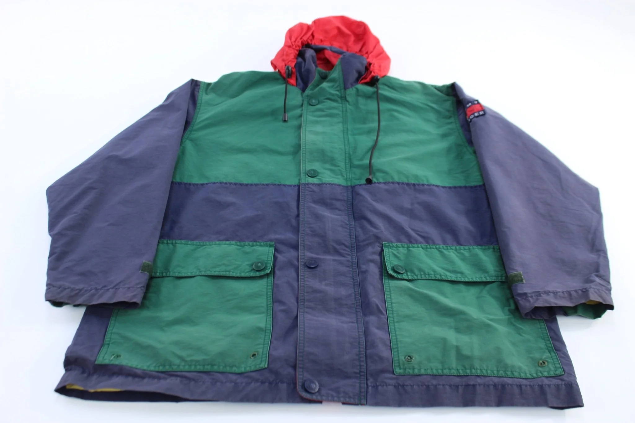 Tommy Hilfiger Logo Patch Color Block Jacket