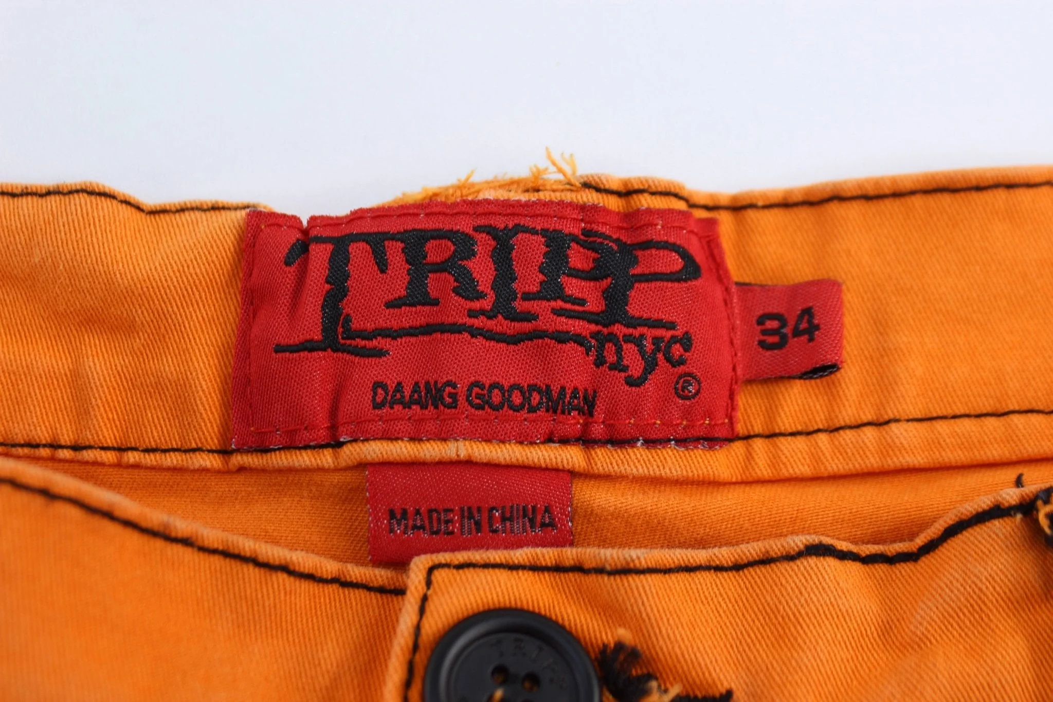 Tripp NYC Orange Pants - Image 3