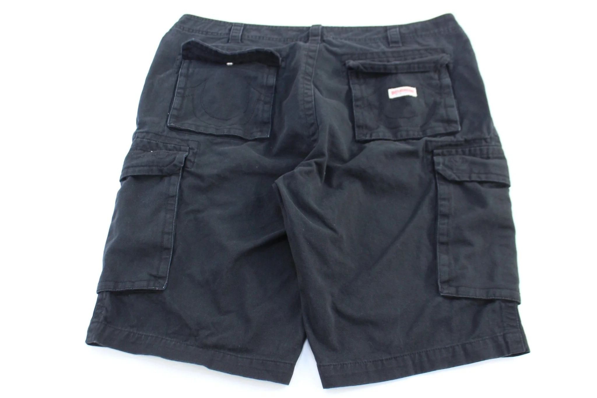 True Religion Black Cargo shorts - Image 2