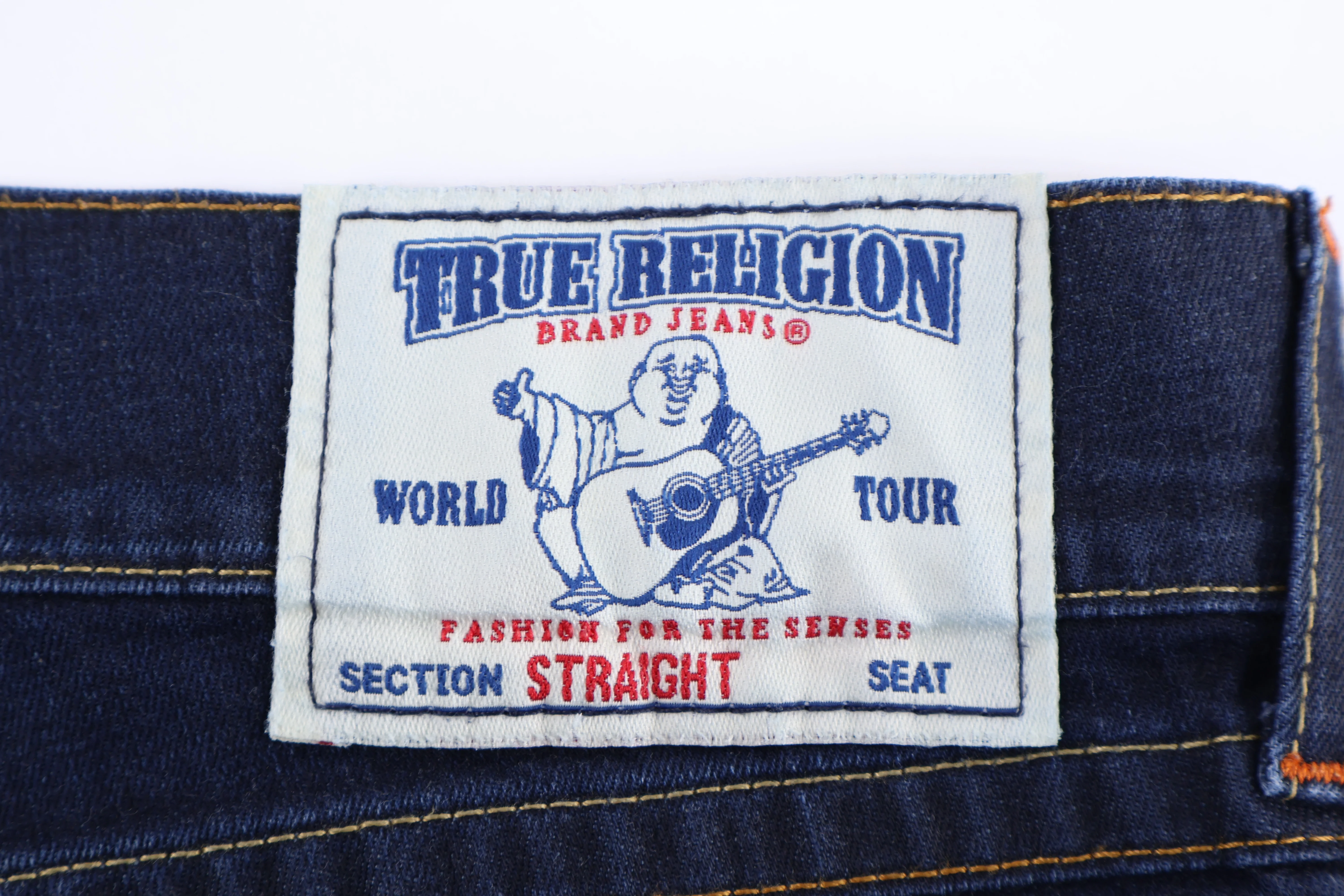 True Religion Dark Wash Denim Jeans - Image 3