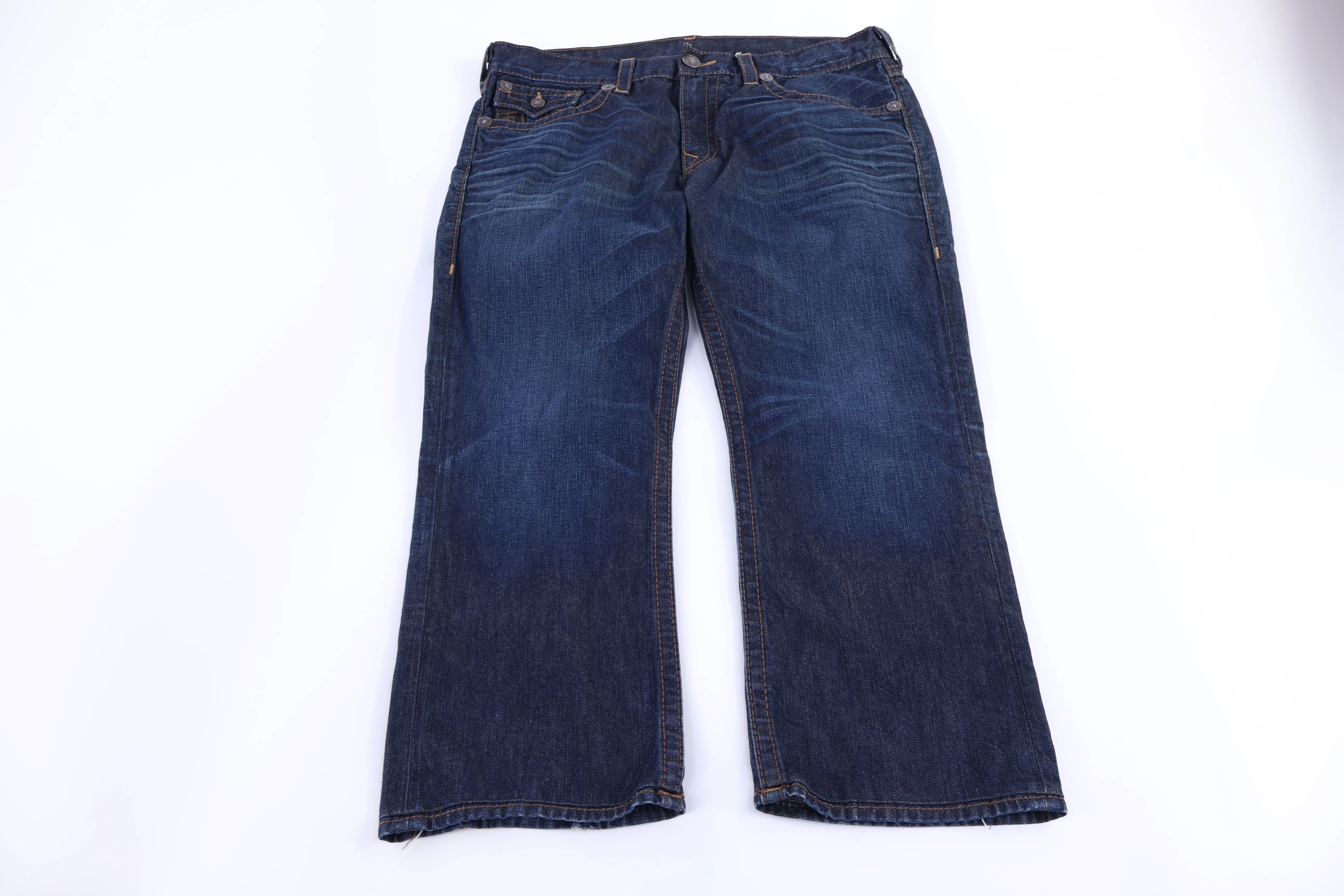 True Religion Dark Wash Denim Jeans - Image 2