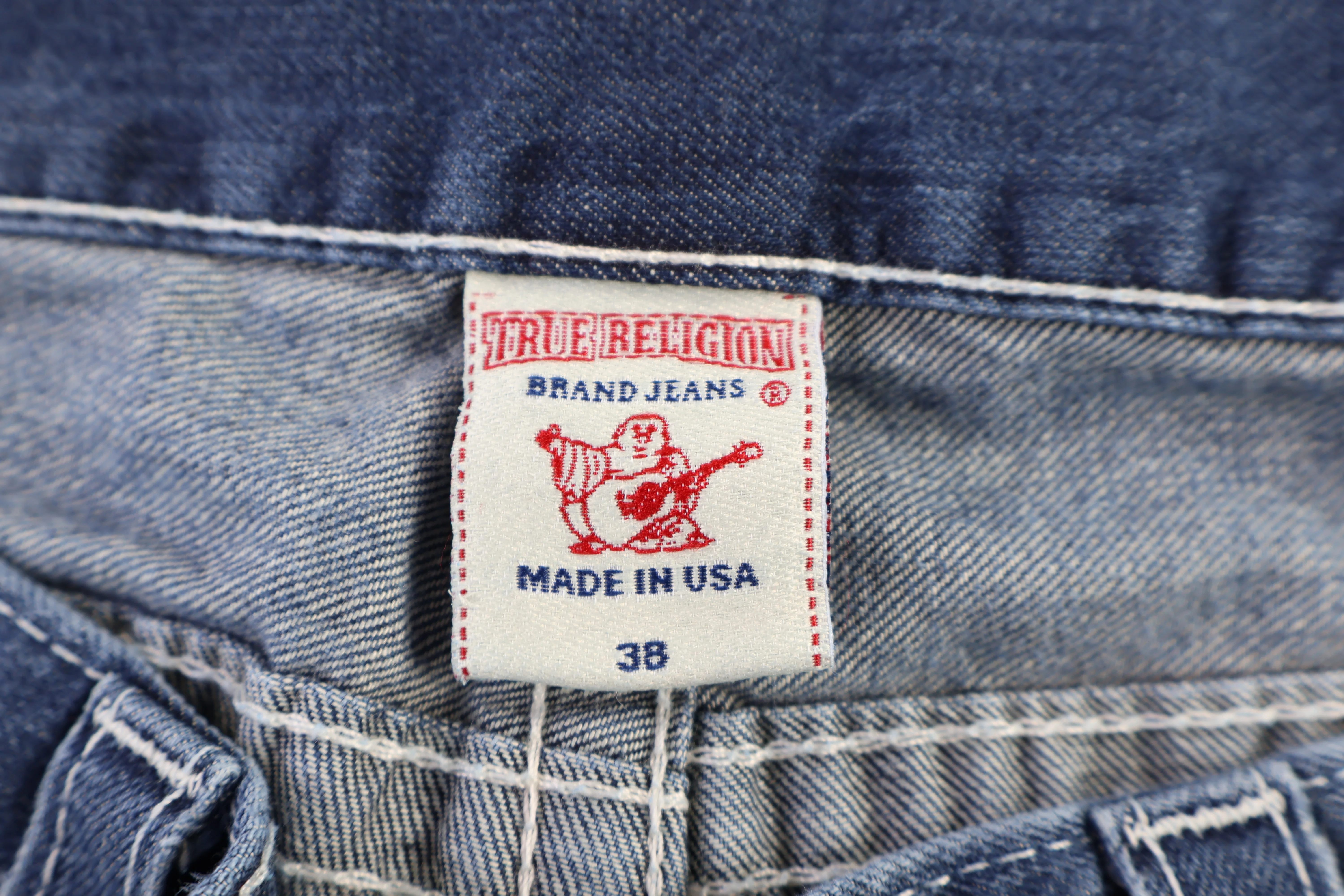 True Religion Ricky Medium Wash Denim Jeans - Image 4