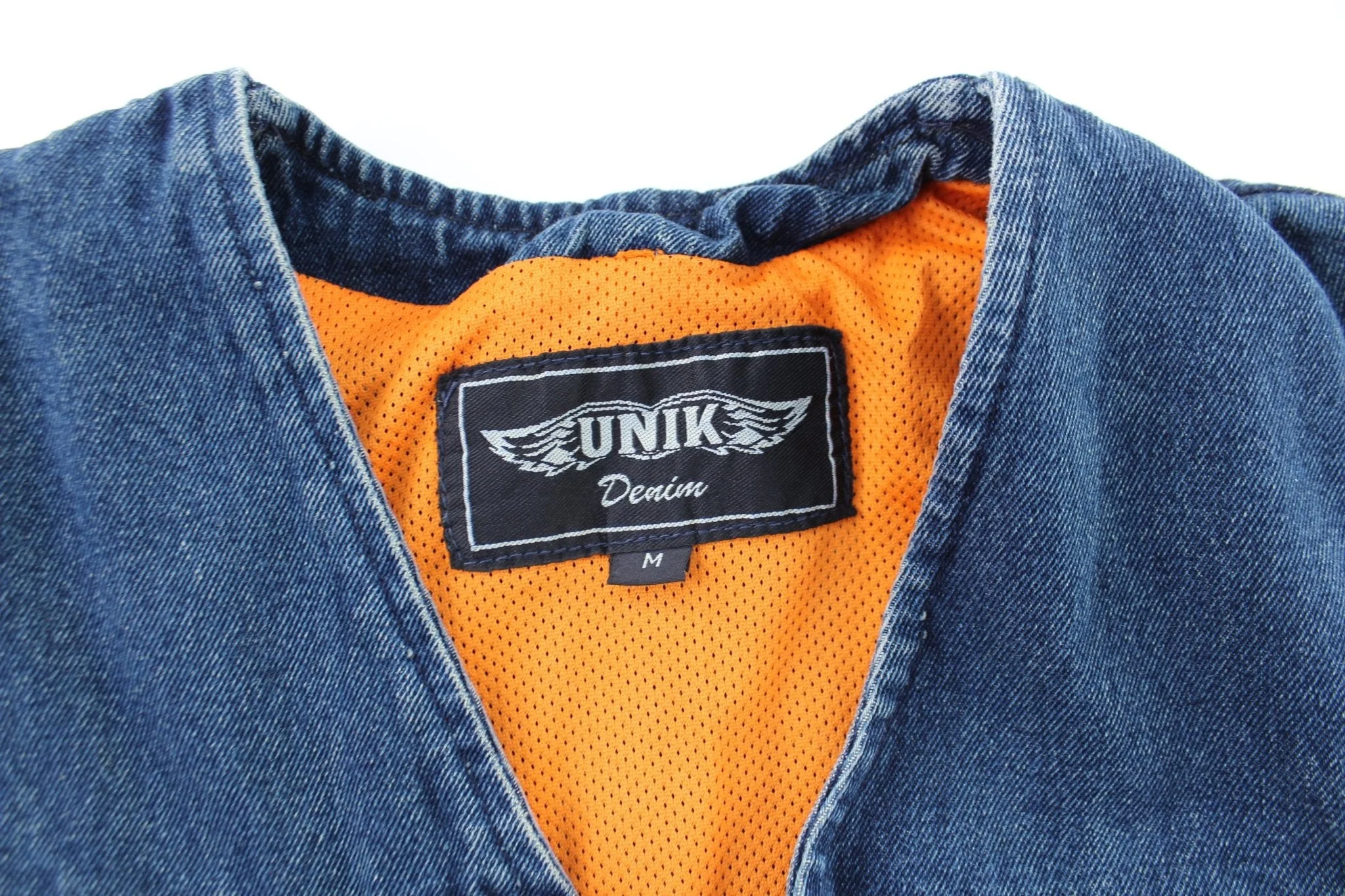 Unik Denim Button Snap Vest - Image 3