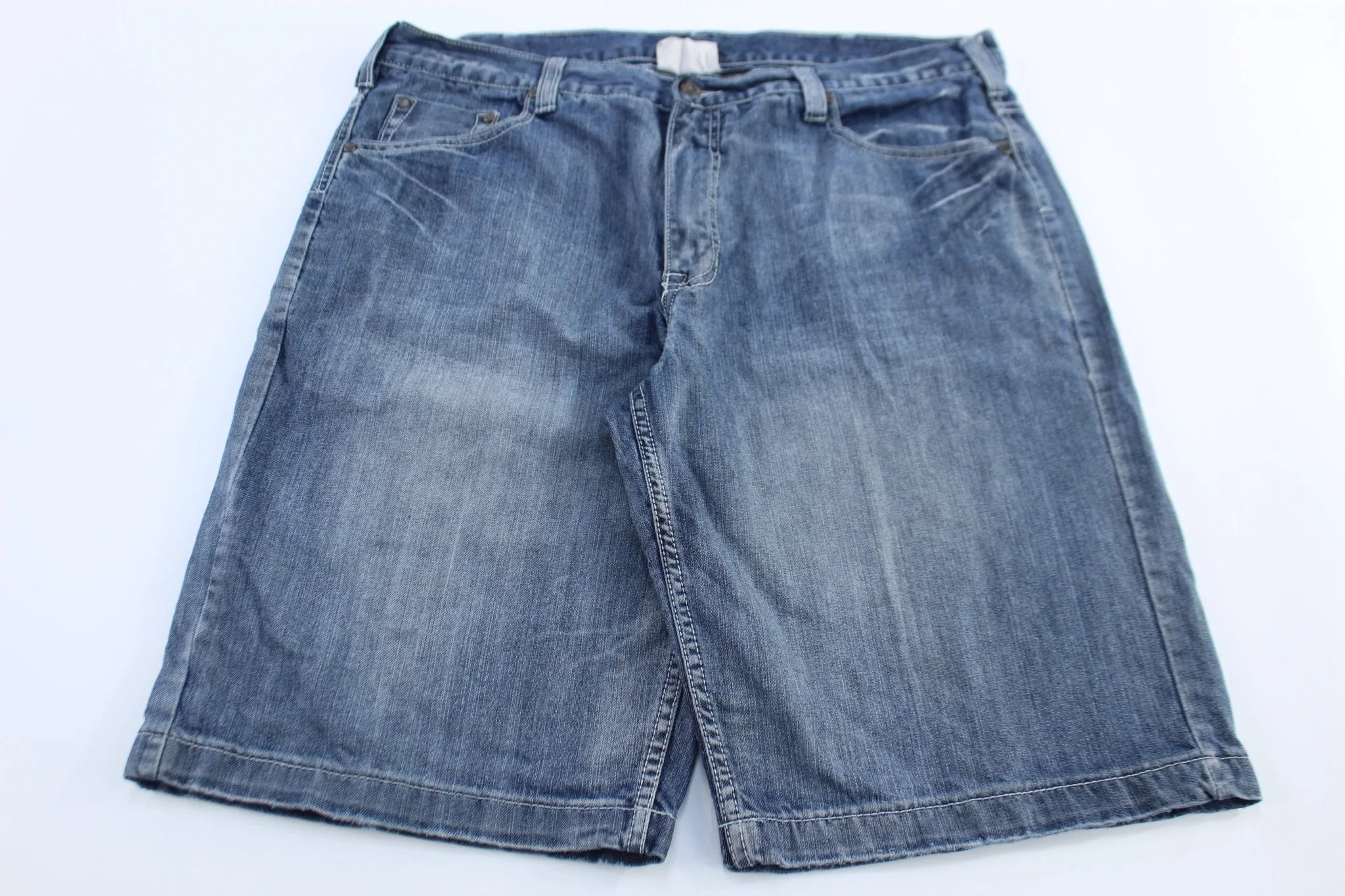 Urban Pipeline Medium Wash Denim Shorts - Image 2
