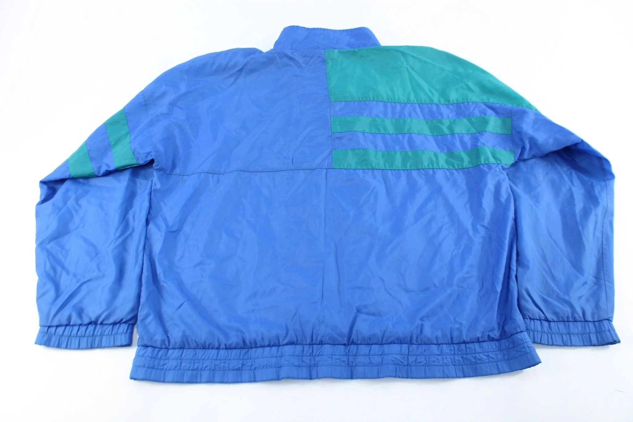 USA Olympics Embroidered Logo Blue & Teal Zip Up Jacket - Image 2