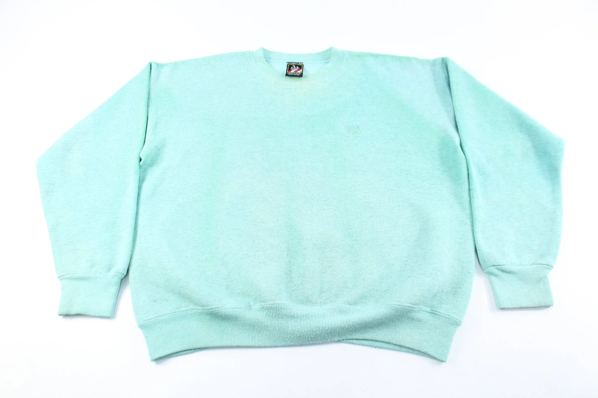 USA Olympics Embroidered Logo Seafoam Sweatshirt