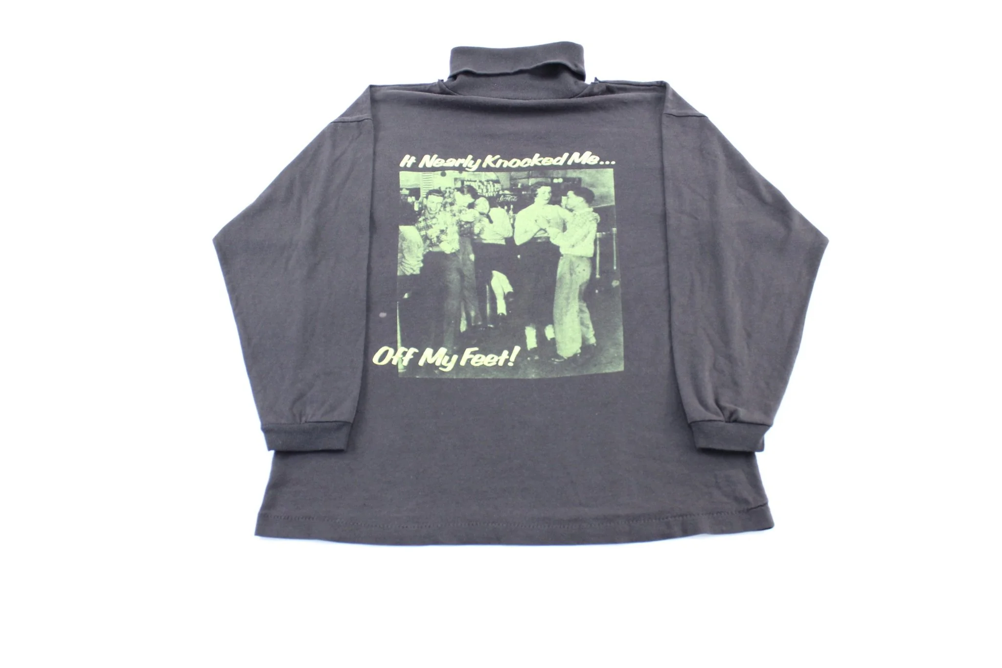 Vintage 50's Swing Time It Nearly Knocked Me... Off My Feet Graphic T-Shirt