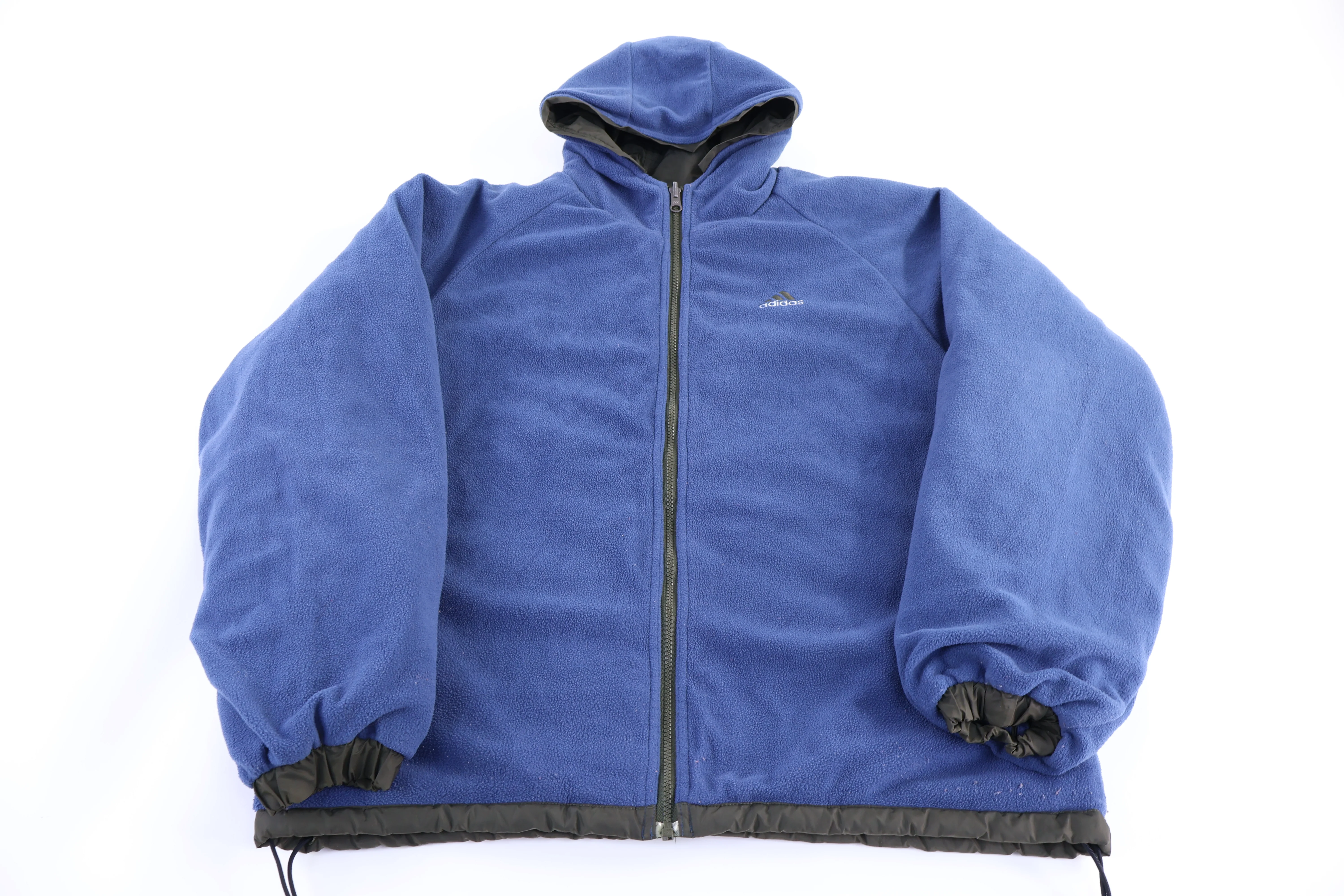 Vintage Adidas Blue & Grey Reversible Jacket