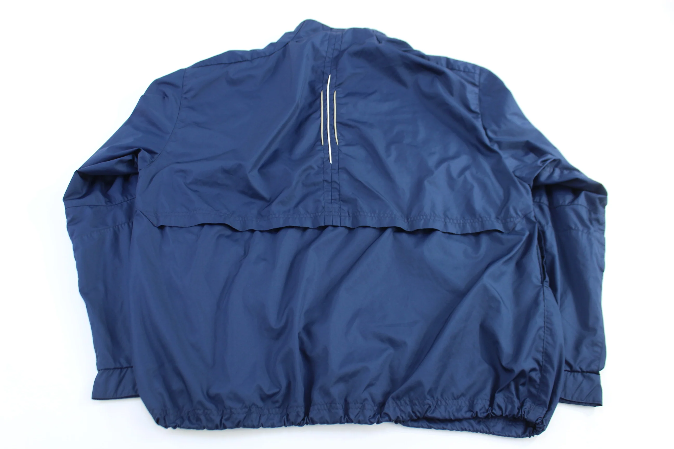 Vintage Adidas Blue Quarter Zip Windbreaker - Image 2