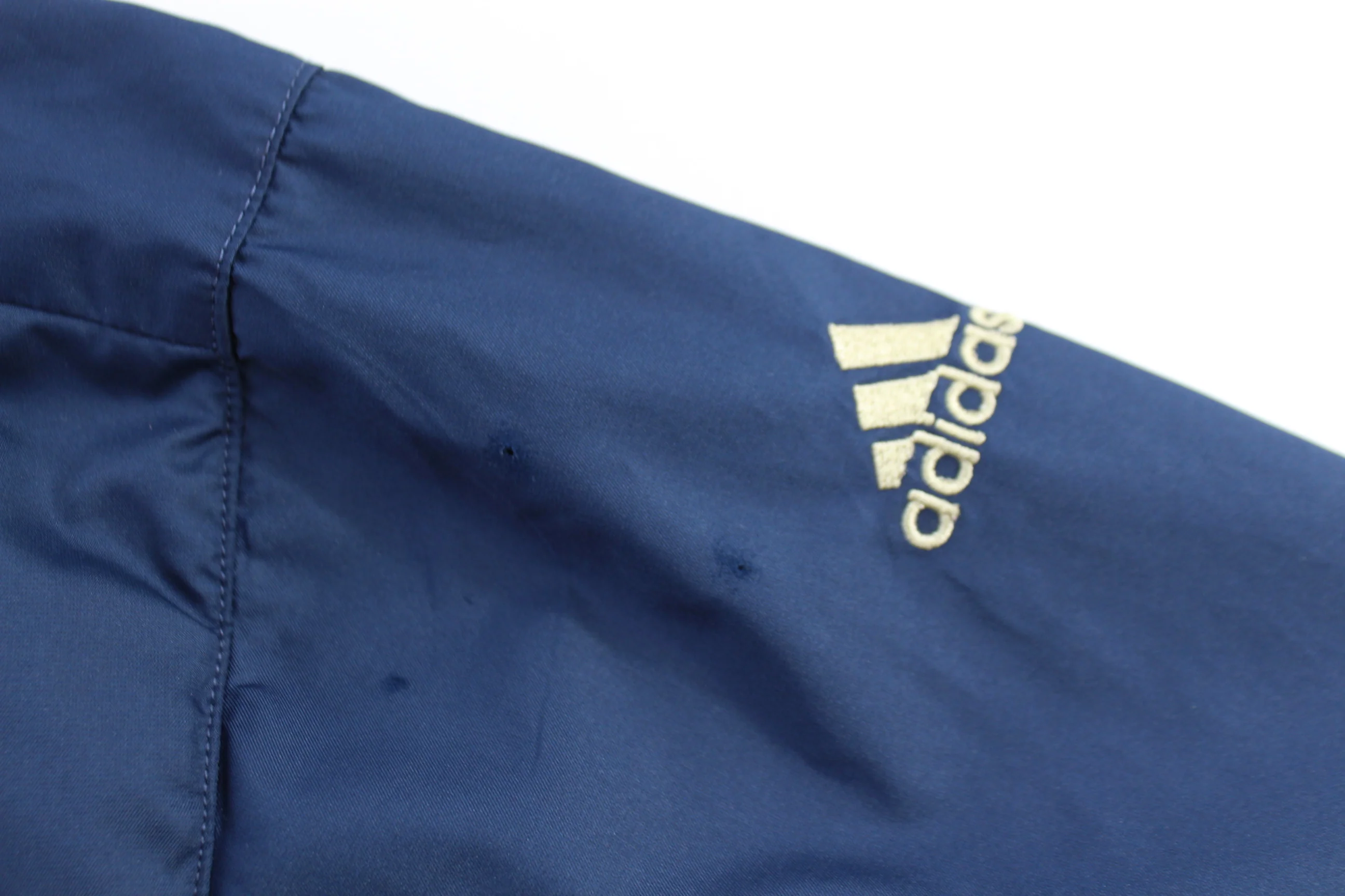 Vintage Adidas Blue Quarter Zip Windbreaker - Image 3