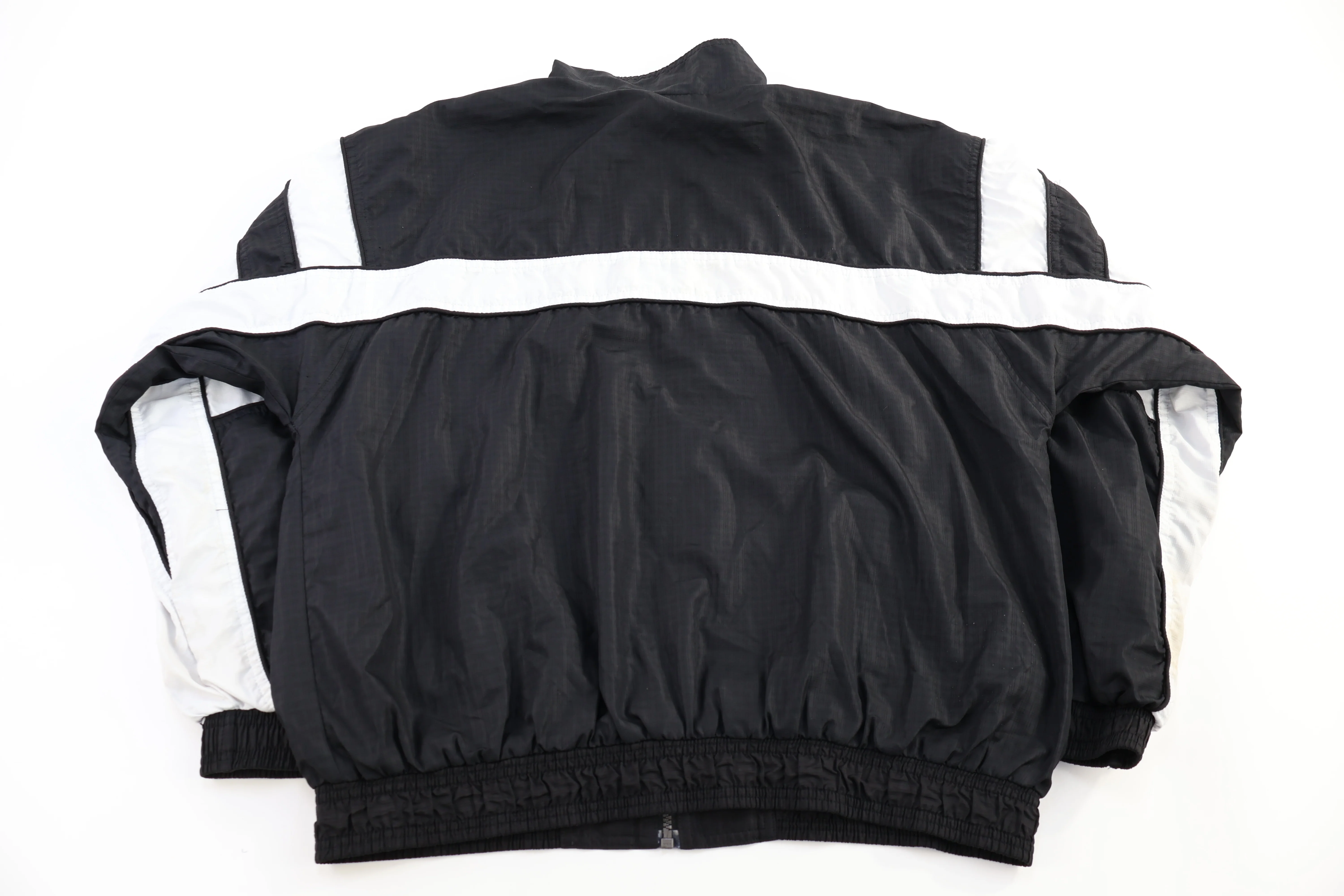 Vintage Adidas Embroidered Logo Black & White Full Zip Jacket - Image 2
