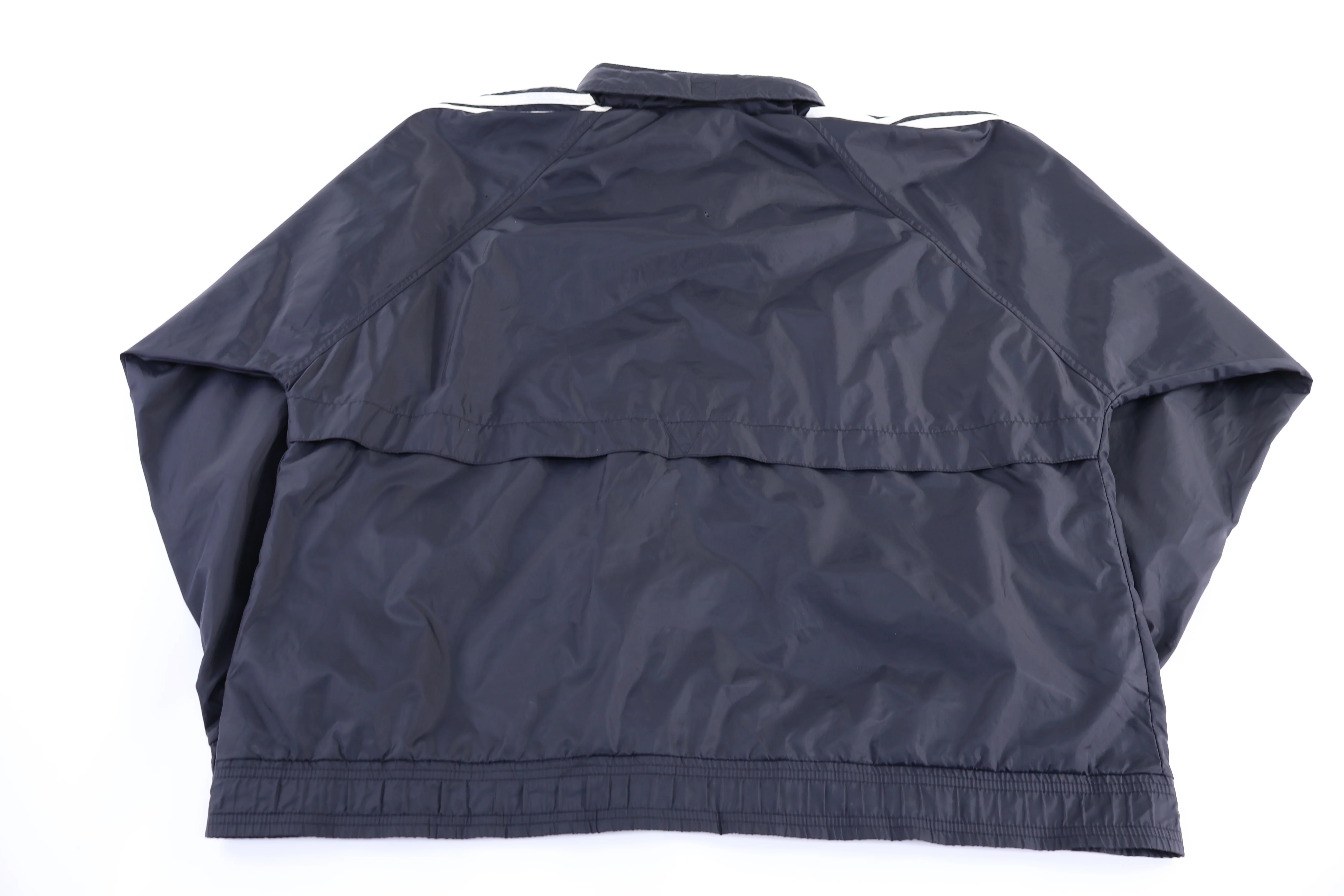 Vintage Adidas Embroidered Logo Full Zip Windbreaker - Image 2
